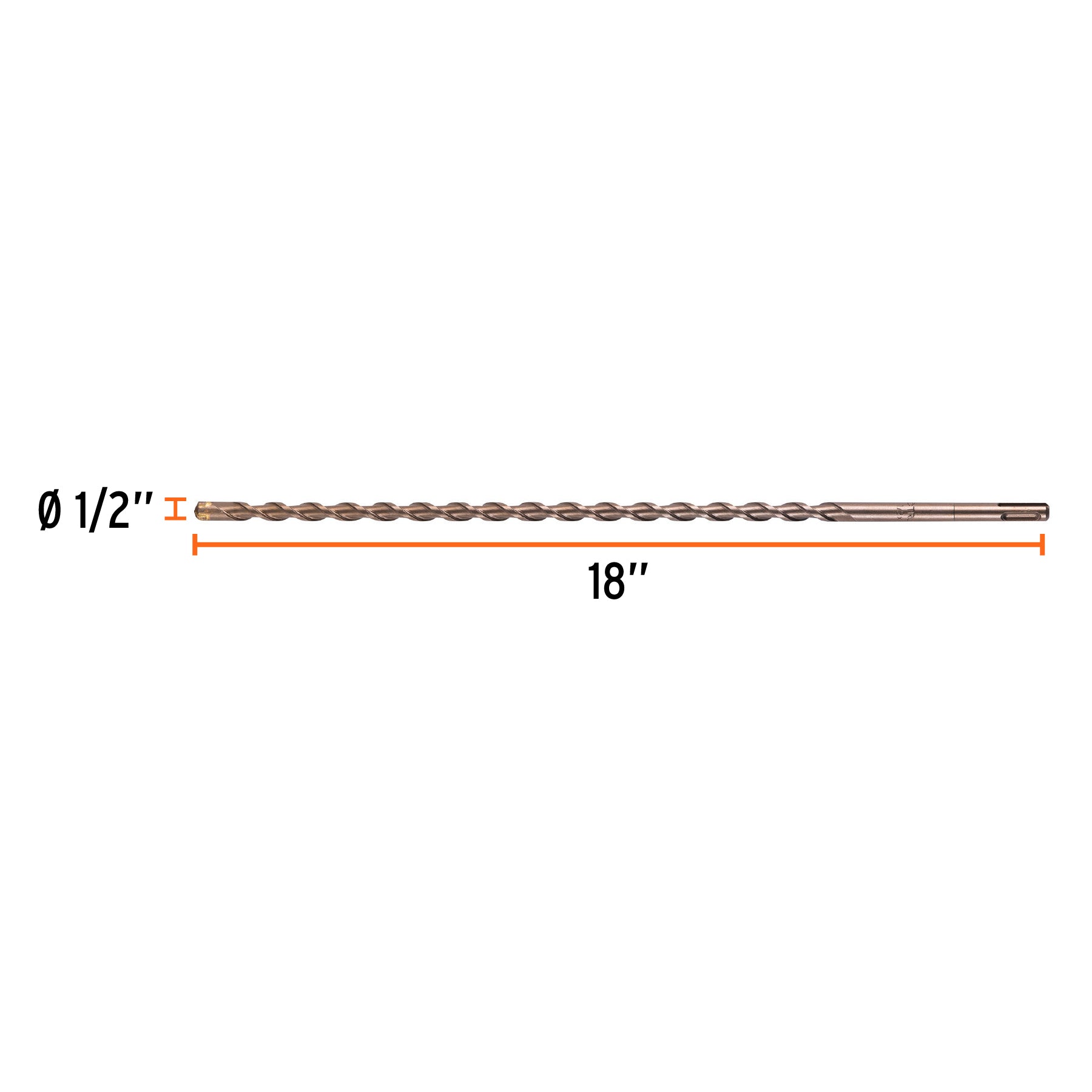 Broca SDS Plus 1/2 x 18", Truper