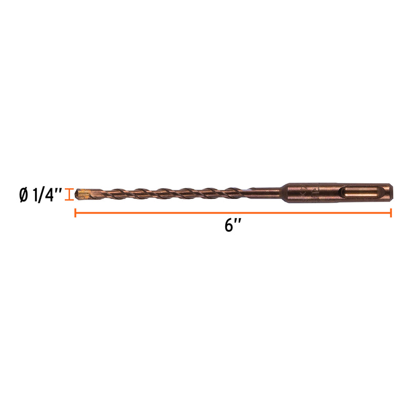 Broca SDS Plus 1/4 x 6",  Truper