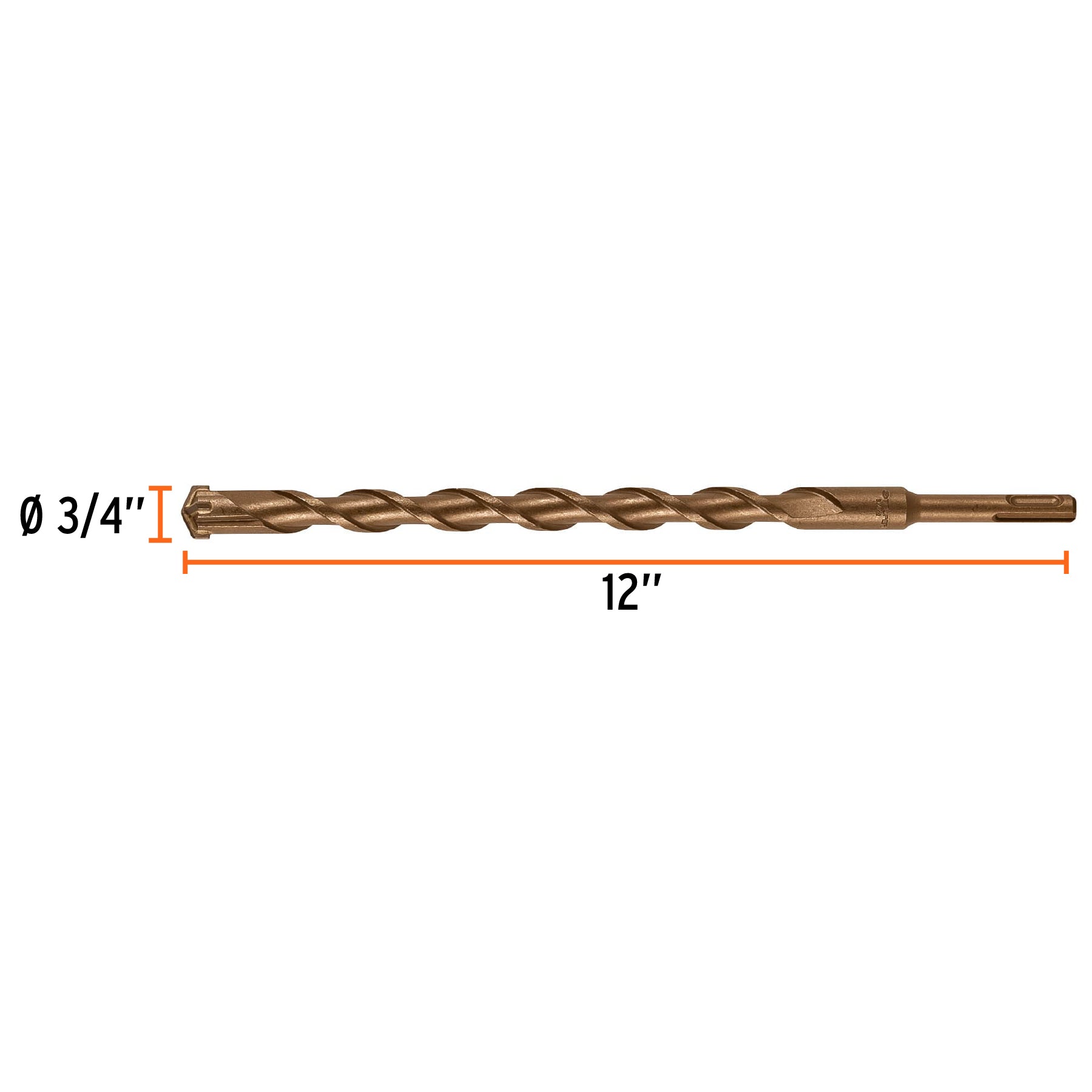 Broca SDS Plus 3/4 x 12", Truper