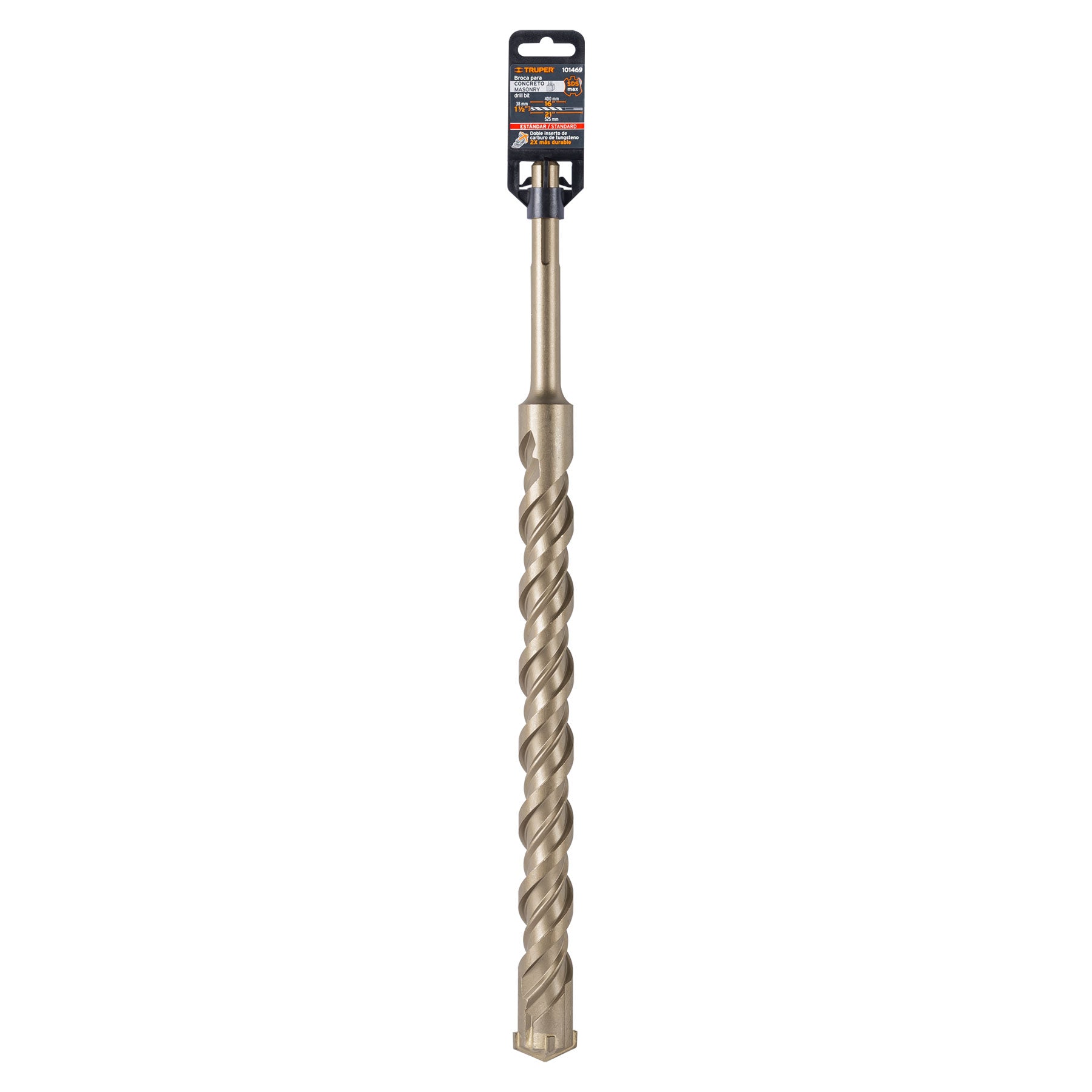 Broca SDS Ma x de 1-1/2 x 21", Truper