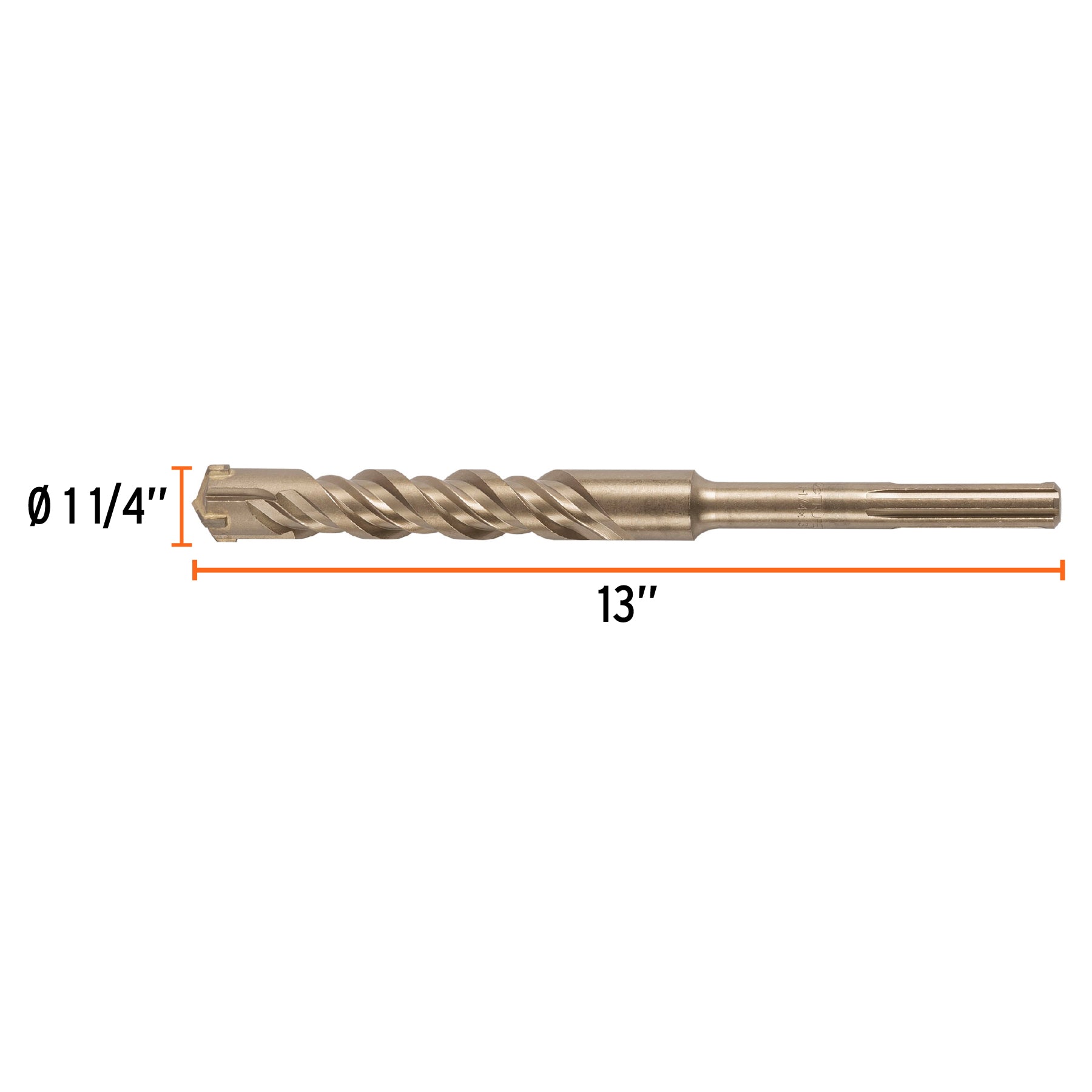 Broca SDS Ma x de 1-1/4 x 13", Truper
