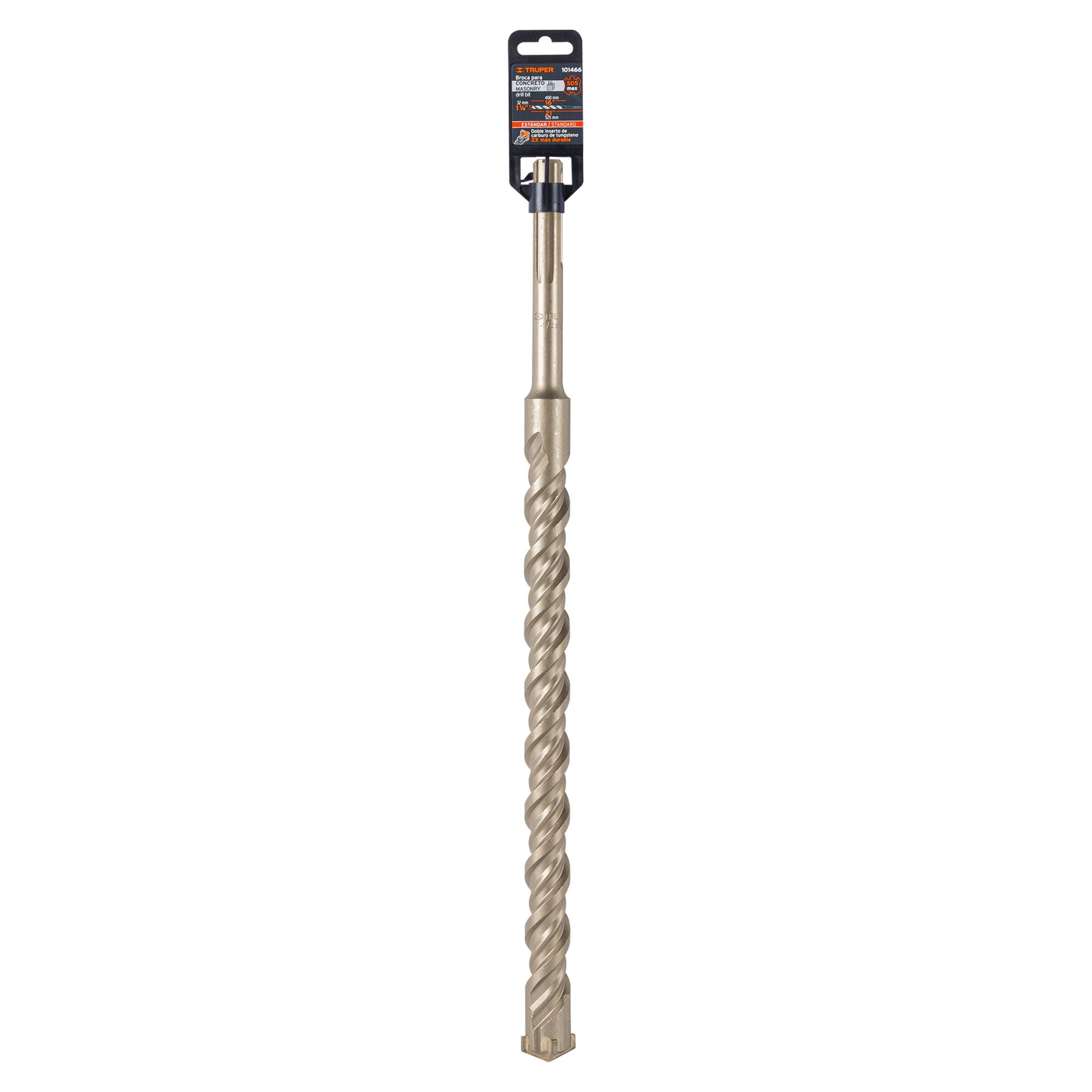 Broca SDS Ma x de 1-1/4 x 21", Truper