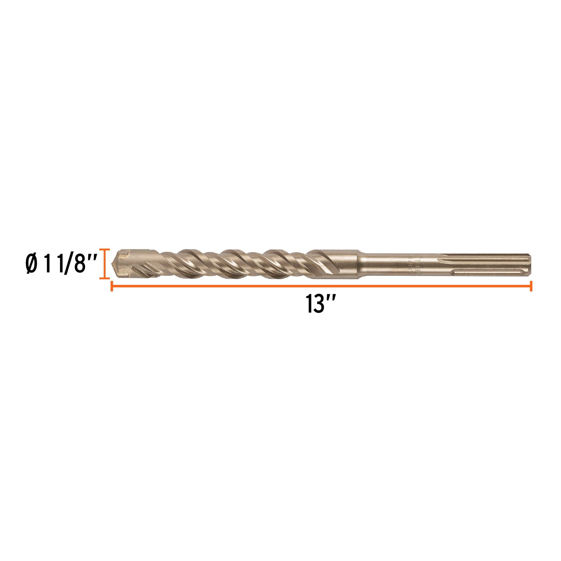 Broca SDS Ma x de 1-1/8 x 13", Truper