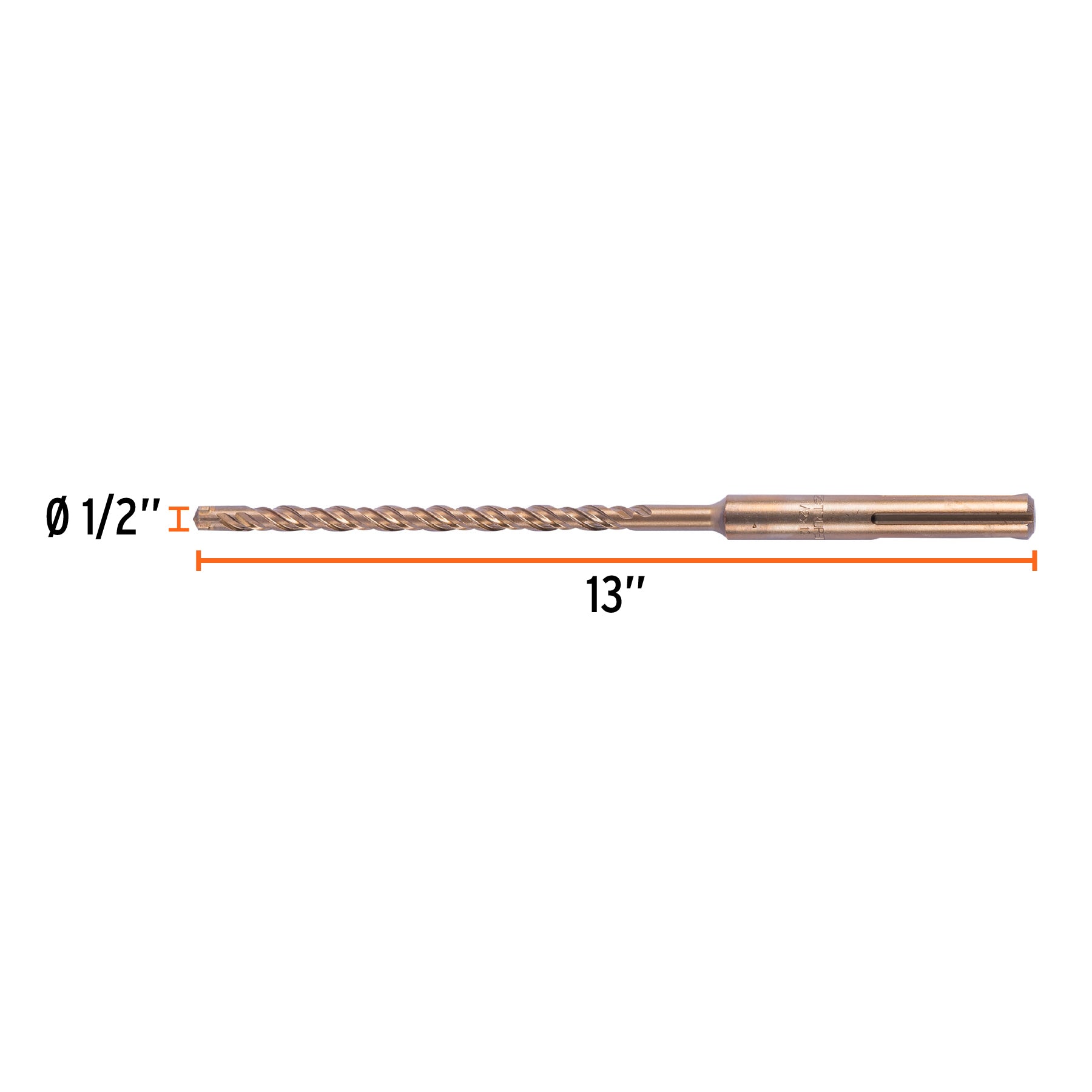 Broca SDS Max de 1/2 x 13", Truper