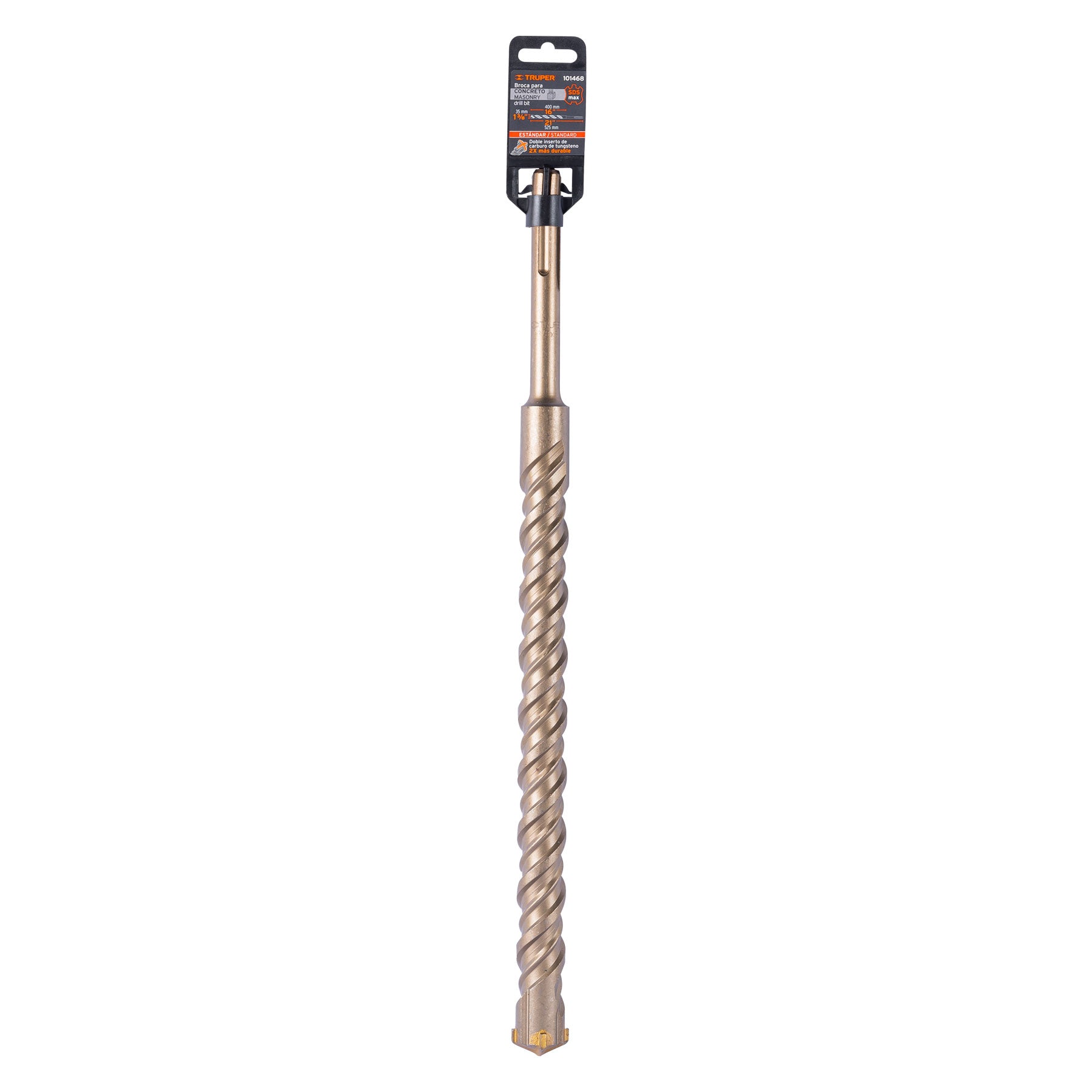 Broca SDS Ma x de 1-3/8 x 21", Truper