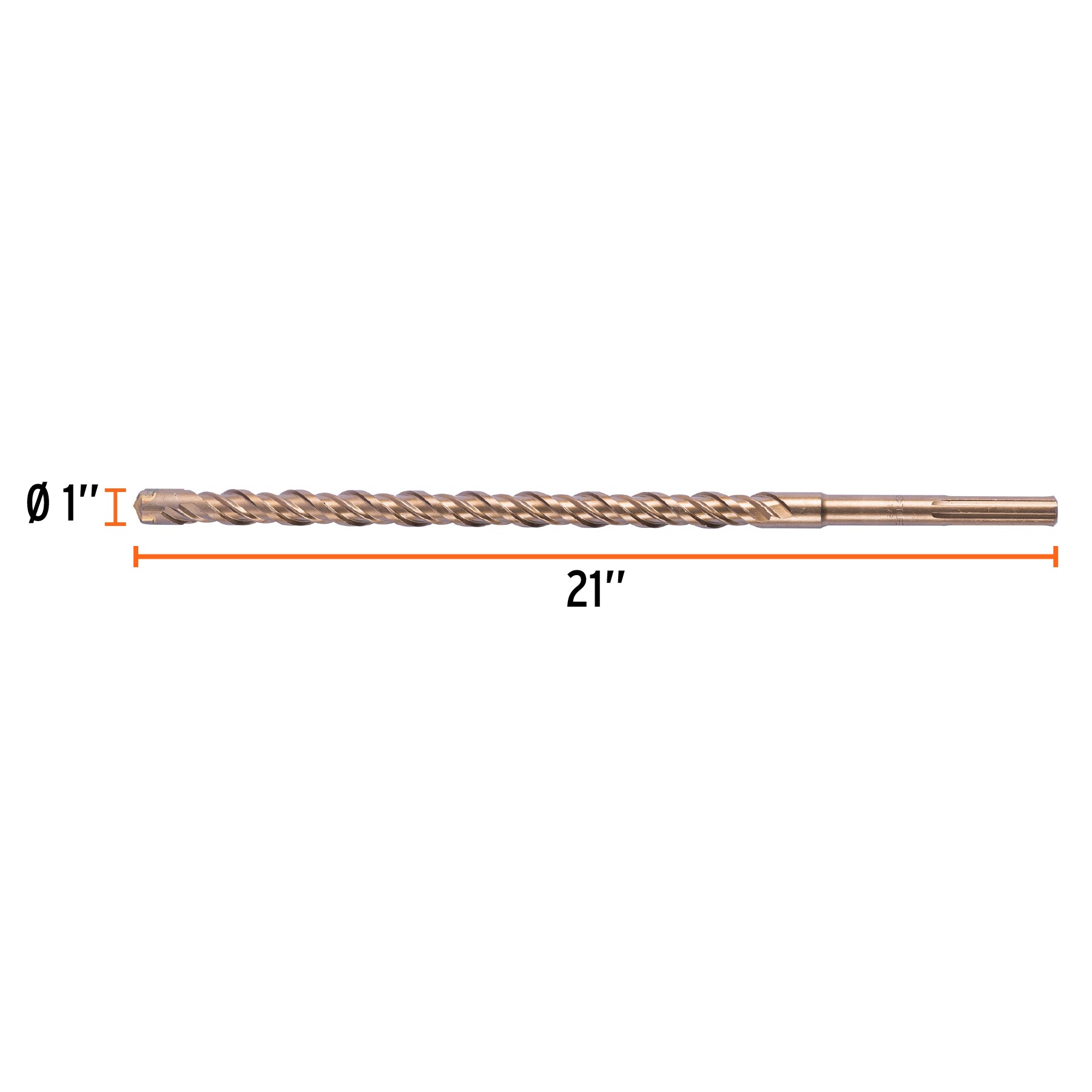 Broca SDS Ma x de 1 x 21", Truper