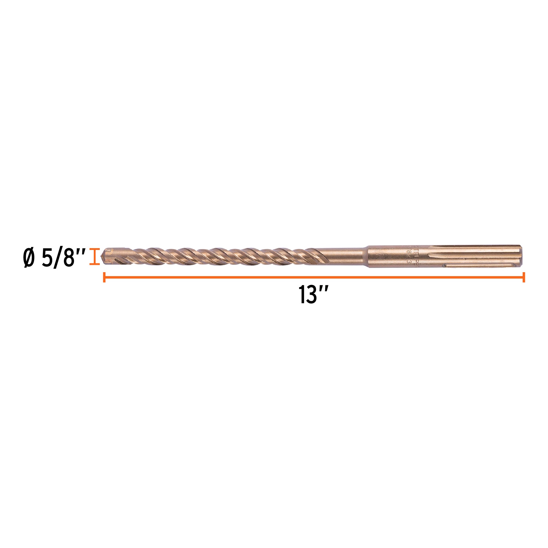 Broca SDS Ma x de 5/8 x 13", Truper