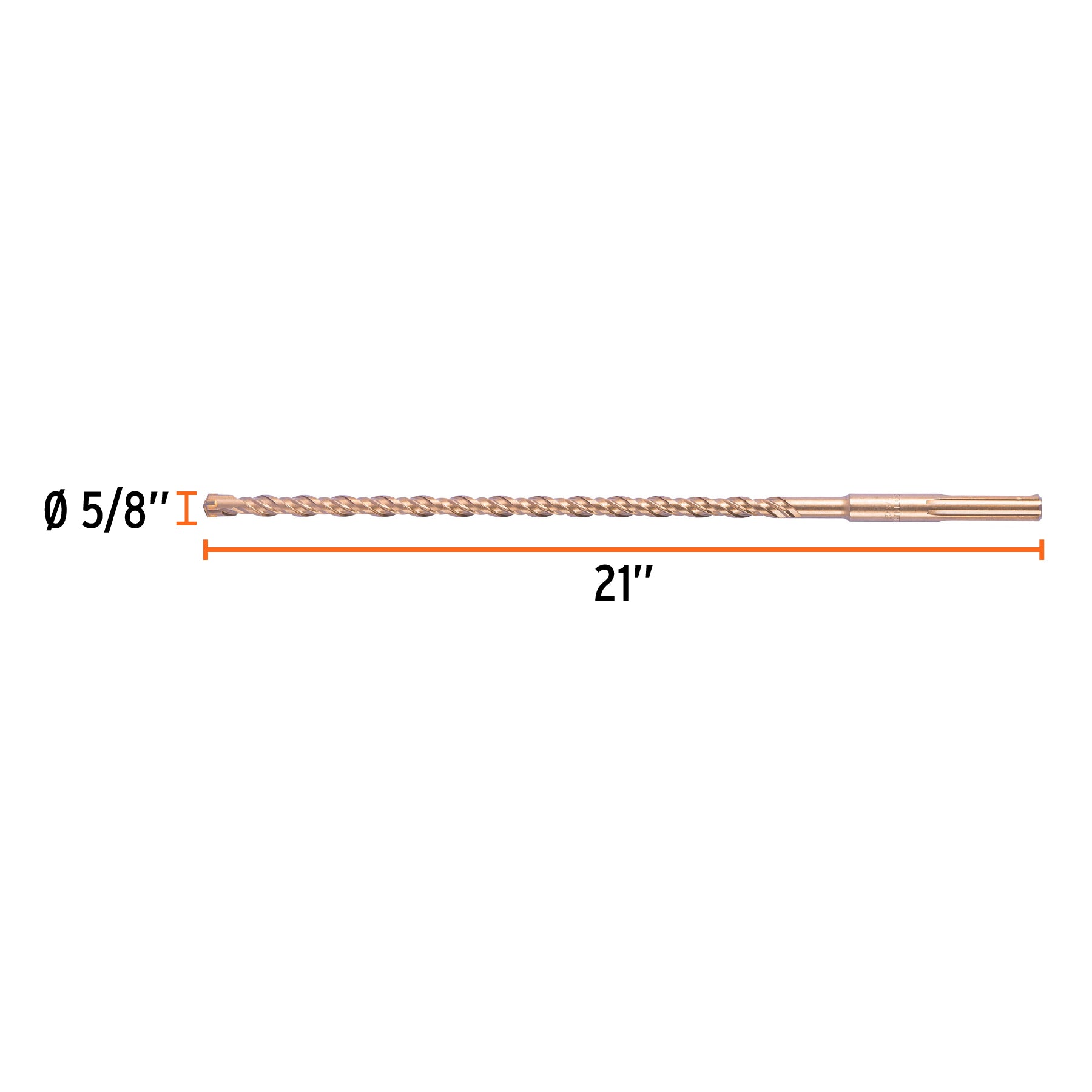 Broca SDS Ma x de 5/8 x 21", Truper
