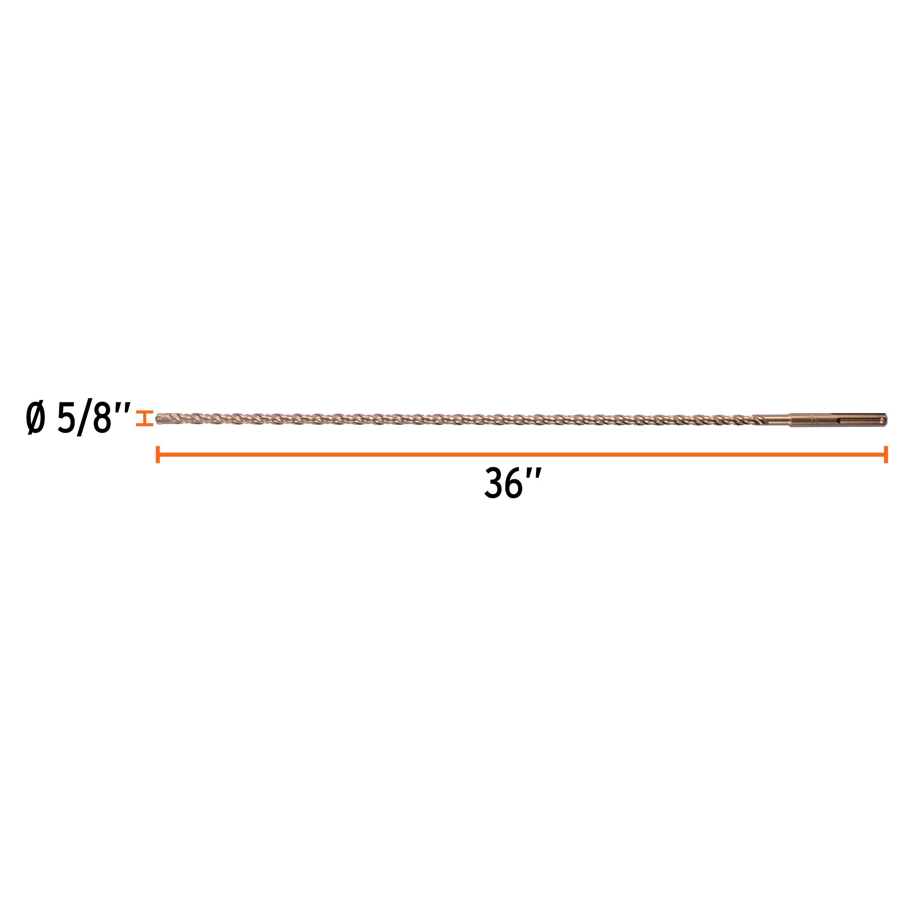 Broca SDS Ma x de 5/8 x 36", Truper