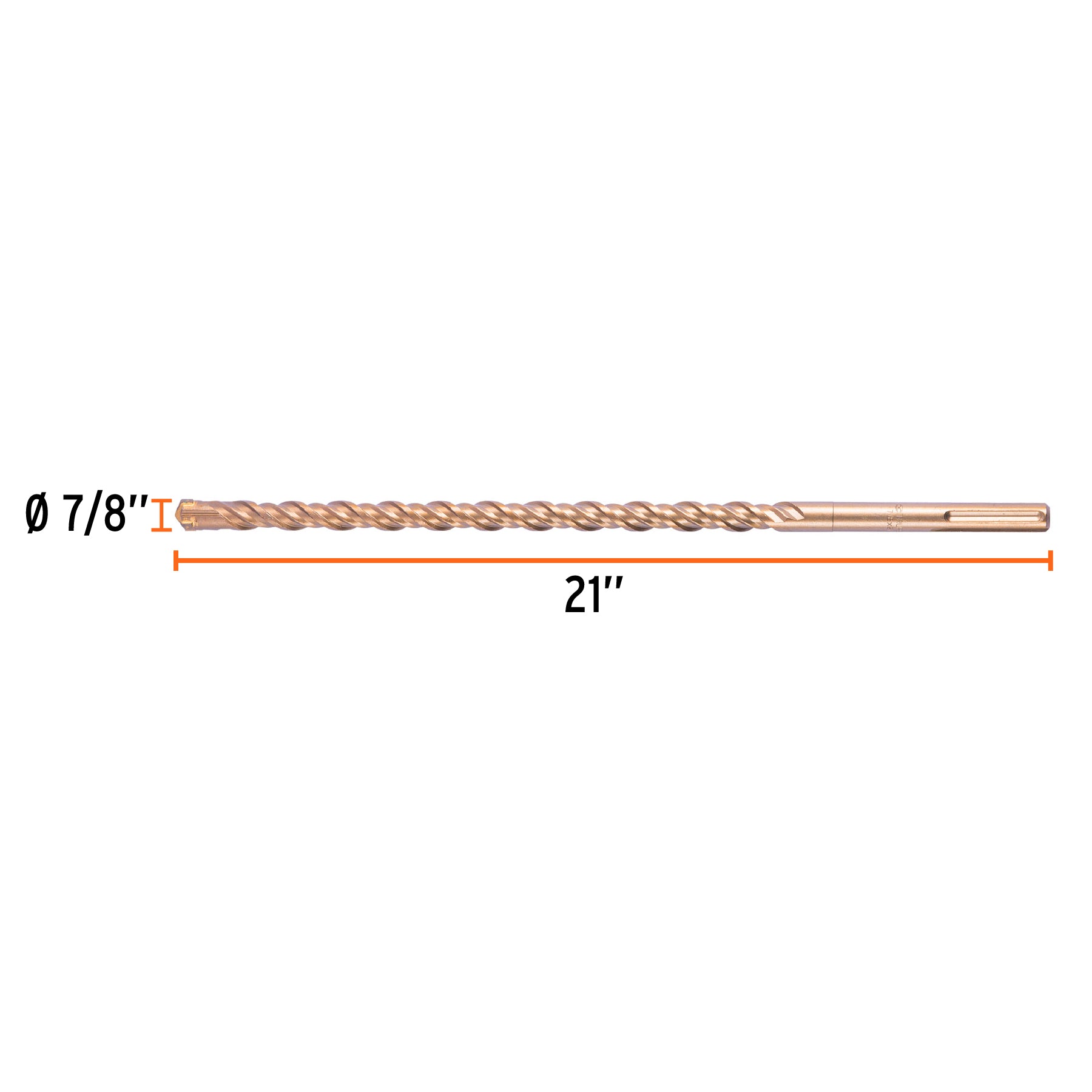 Broca SDS Ma x de 7/8 x 21", Truper
