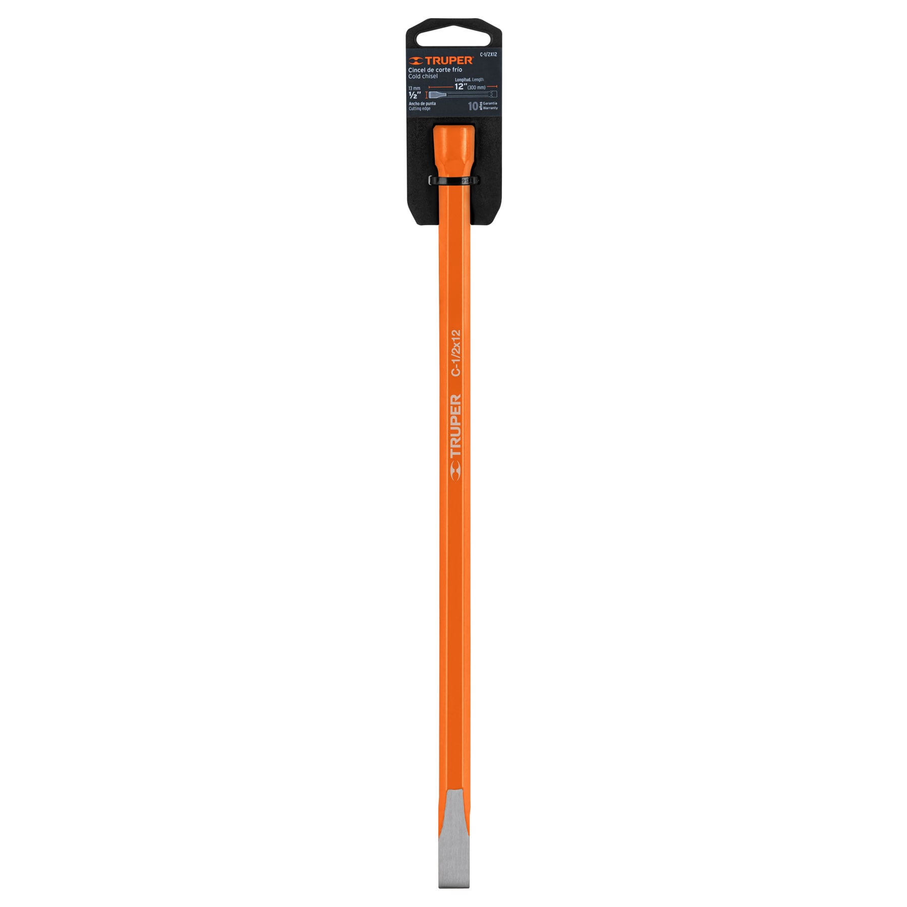 Cincel de corte frío de 1/2 X 12", Truper