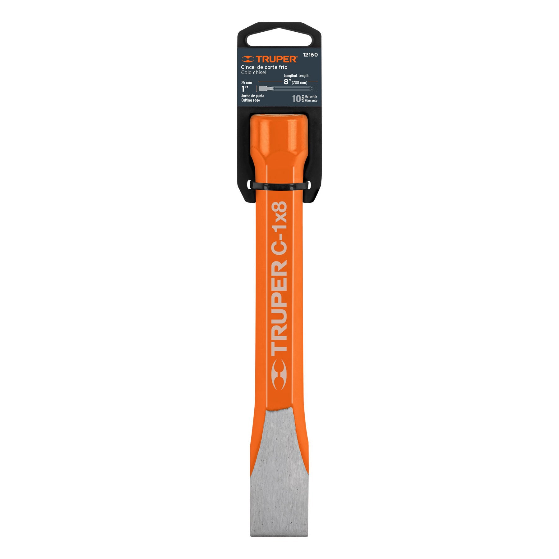Cincel de corte frío de 1 X 8", Truper