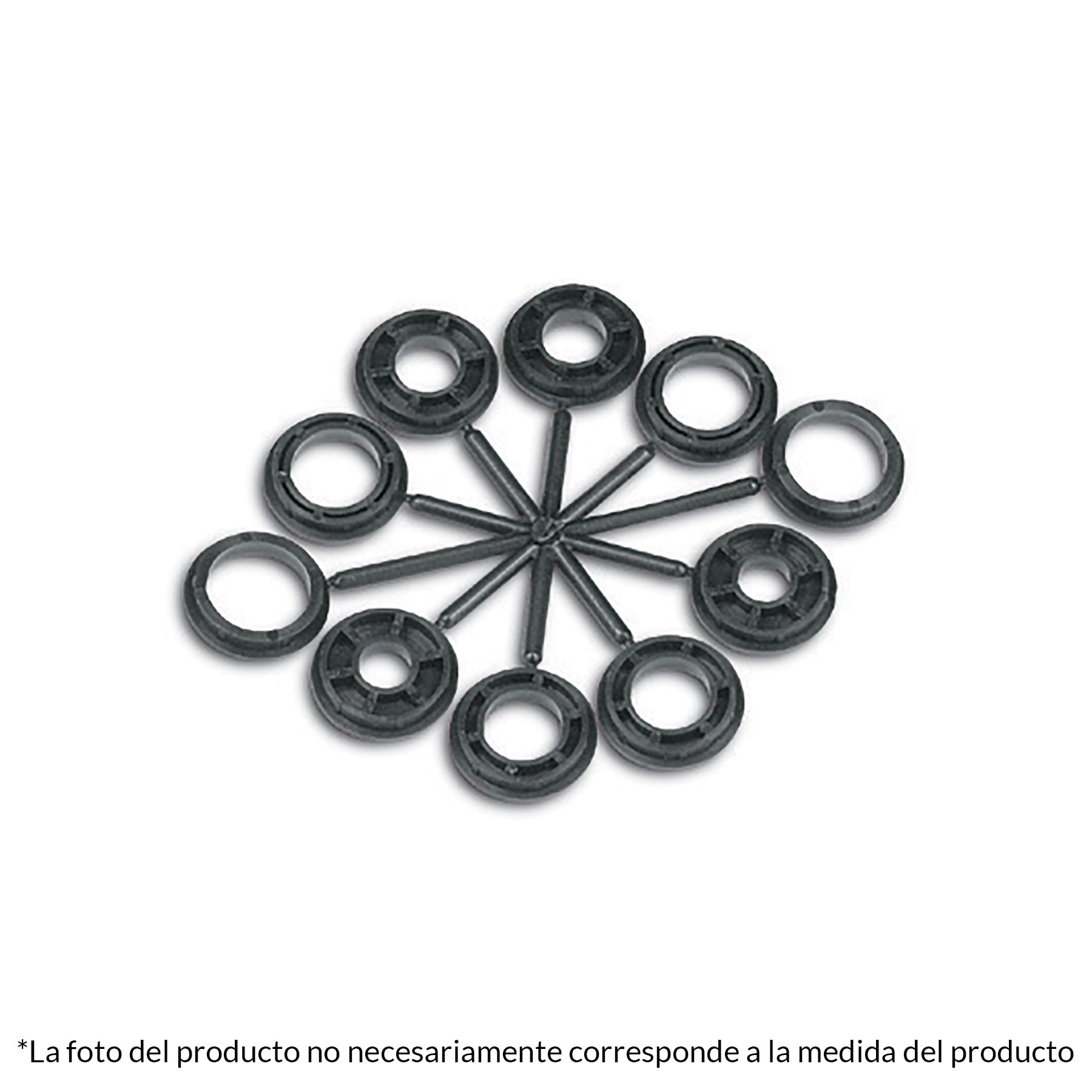 Carda alambre ondulado 8" x 3/4" para esmeril, Truper