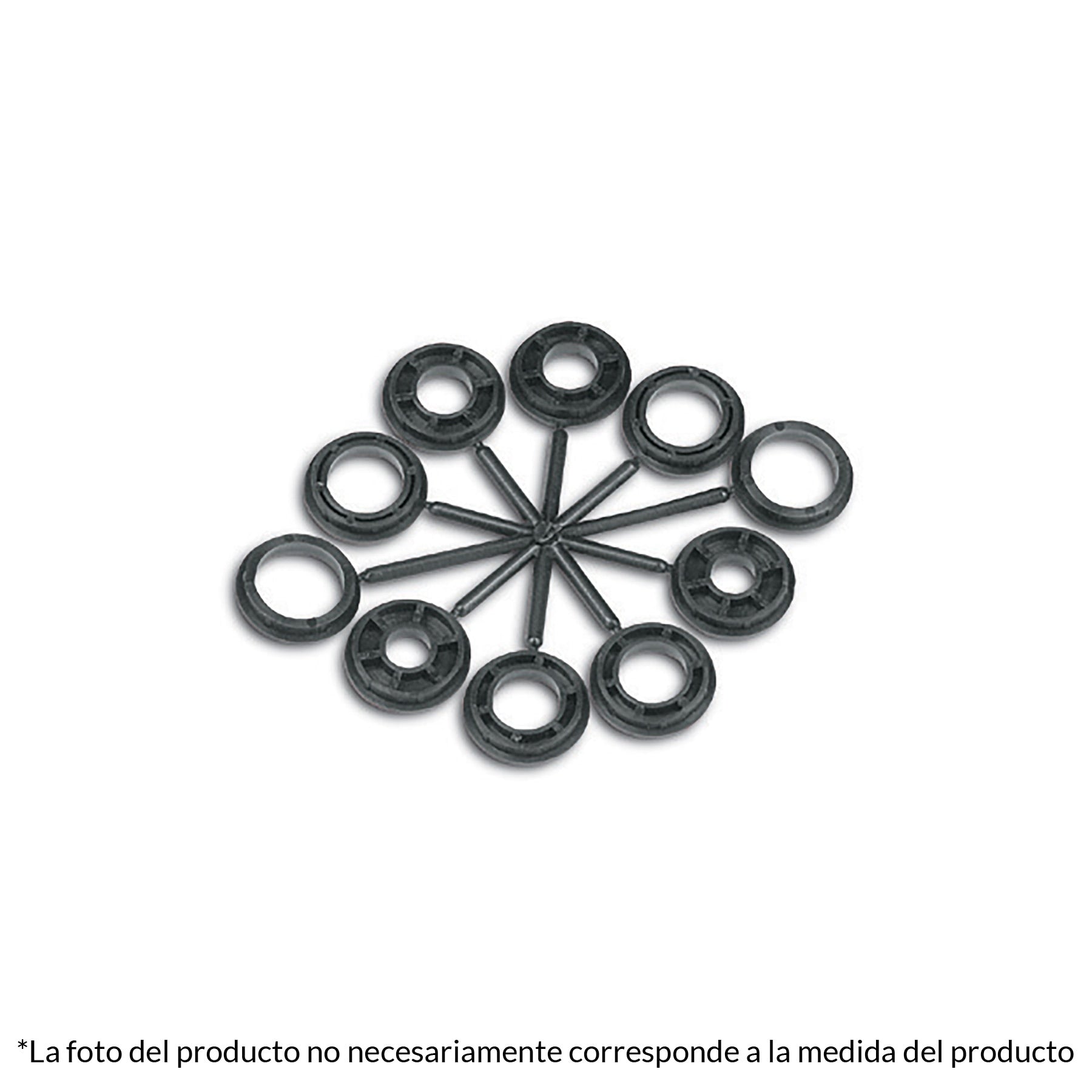 Carda alambre ondulado 8" x 1" para esmeril, Truper