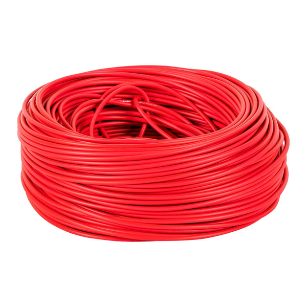 Rollo de 100 m de cable THHW-LS 12 AWG rojo,  Volteck