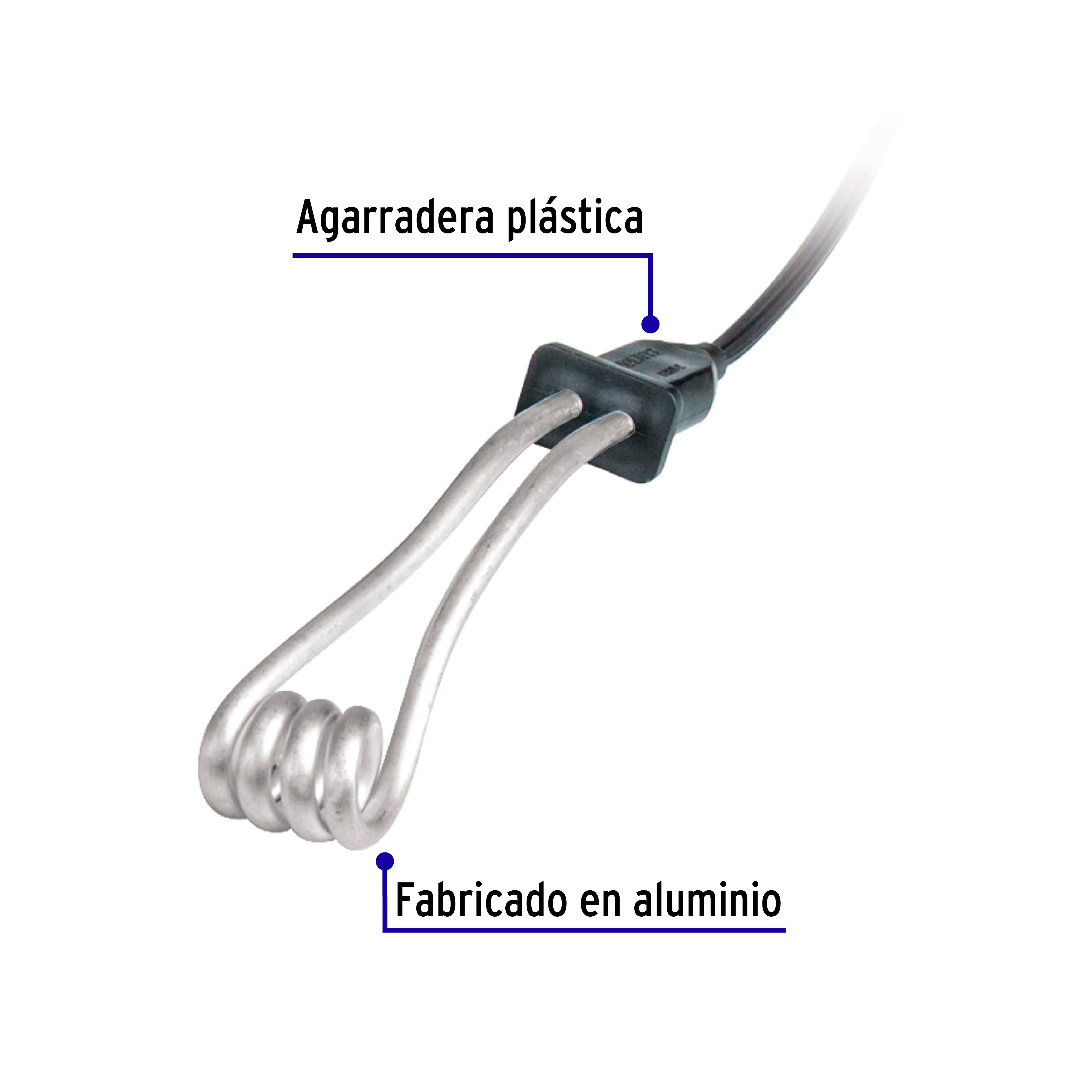 Calentador de inmersión para agua #2 de 10 L, 500 W, Volteck