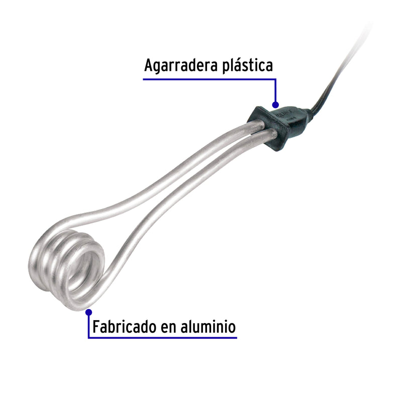 Calentador de inmersión para agua