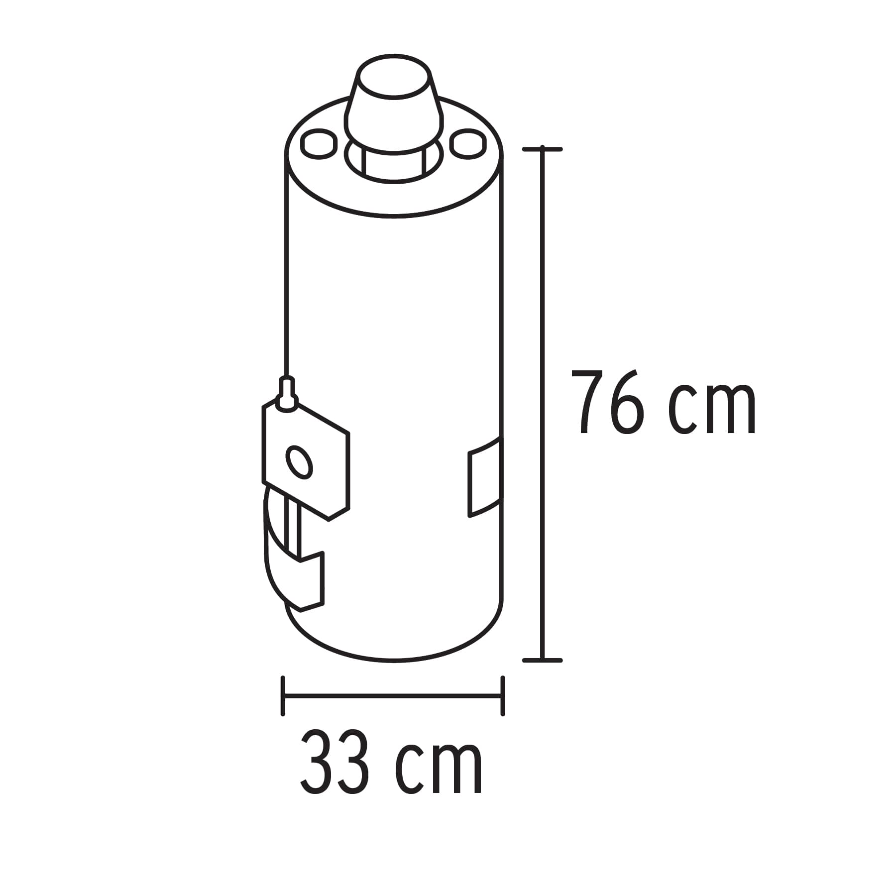 Calentador de depósito, 38L, 1 servicio, gas LP, Foset