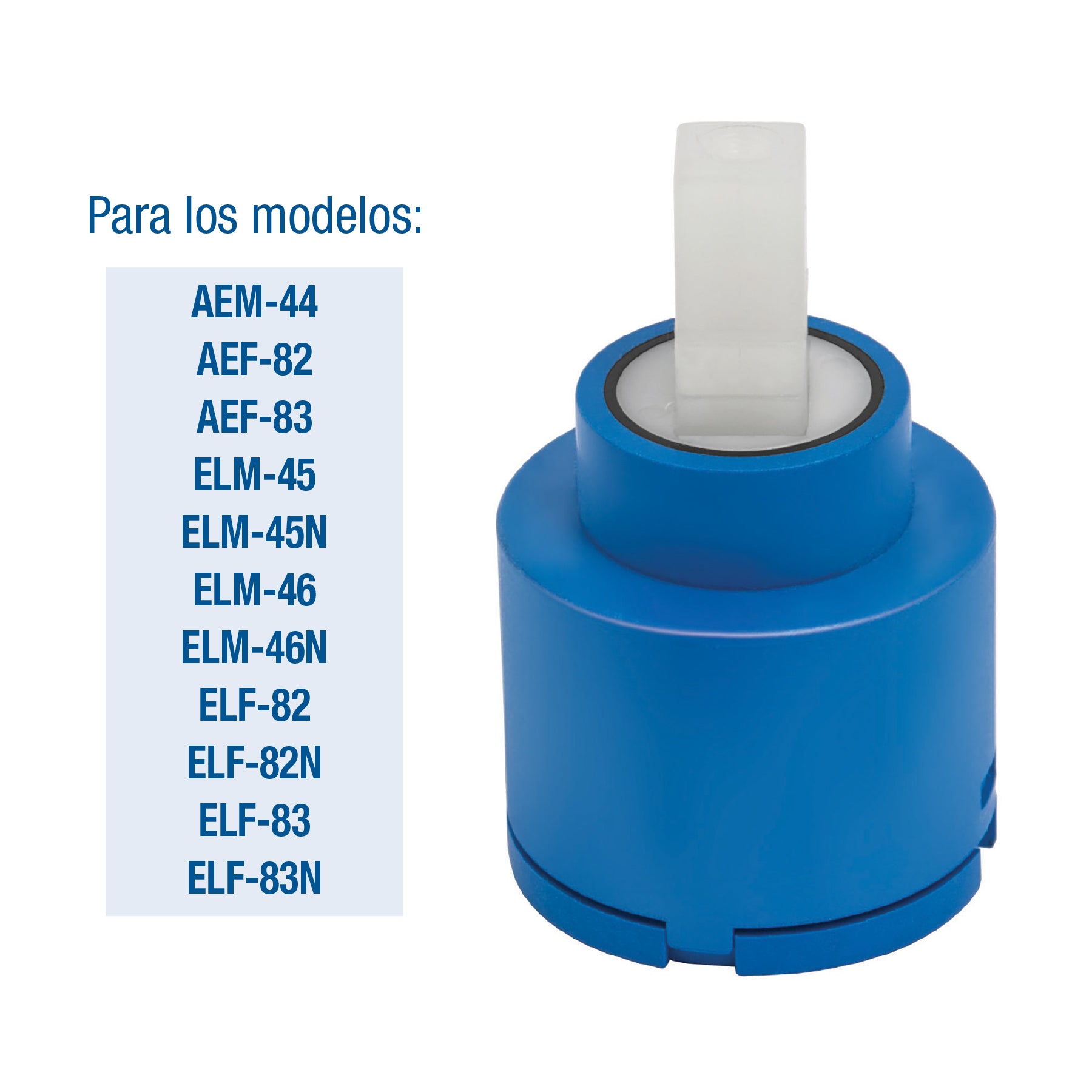 Cartucho cerámico monomando para fregadero, Foset
