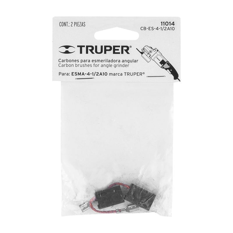 Bolsa con 2 carbones de repuesto para ESMA-4-1/2A10,  Truper