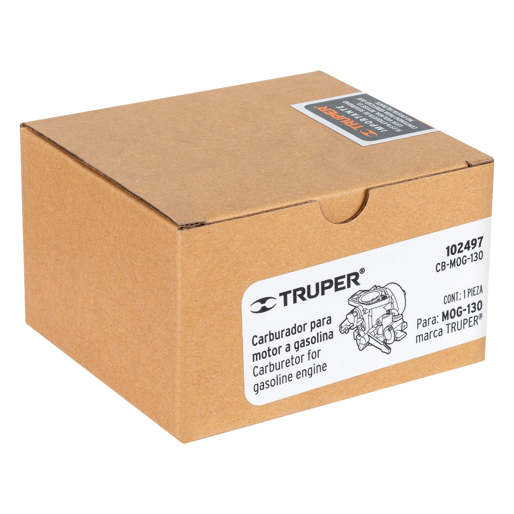 Carburador para motor a gasolina MOG-130, Truper