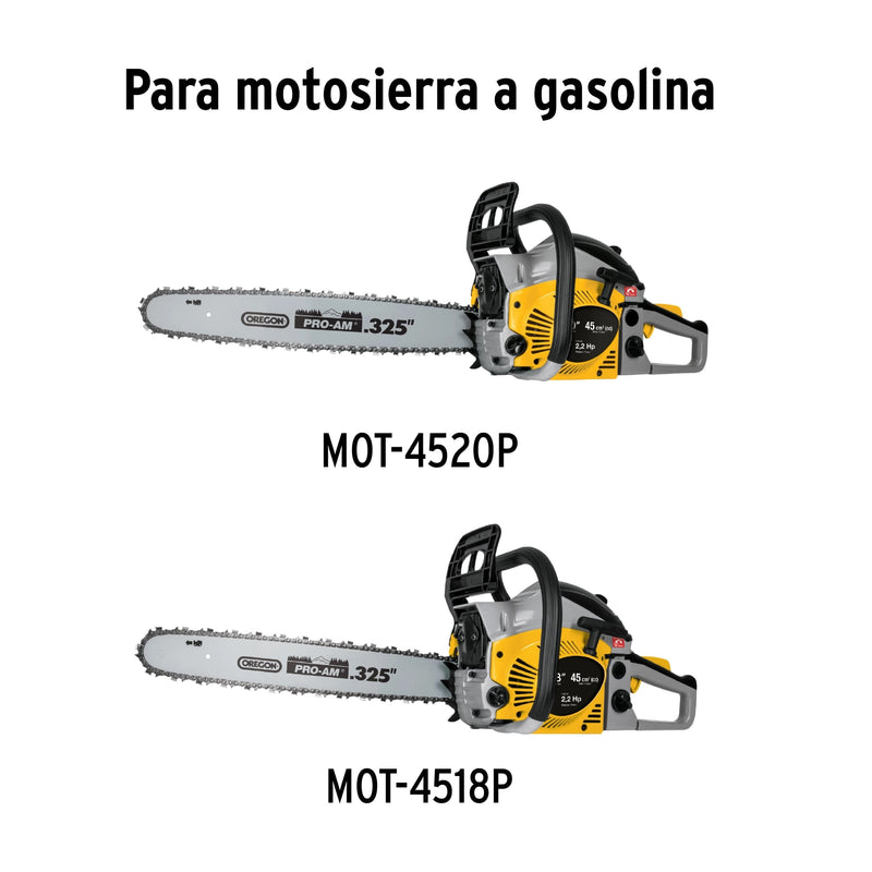 Carburador para motosierras a gasolina MOT-4520P y MOT-4518P