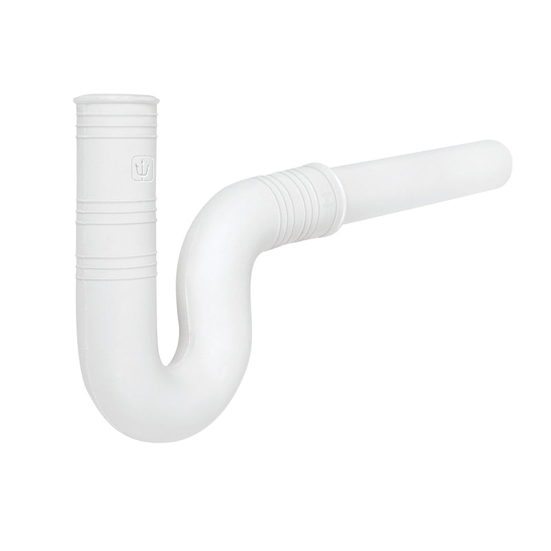 Céspol flexible de PVC de 1-1/4" para lavabo,  con extensión
