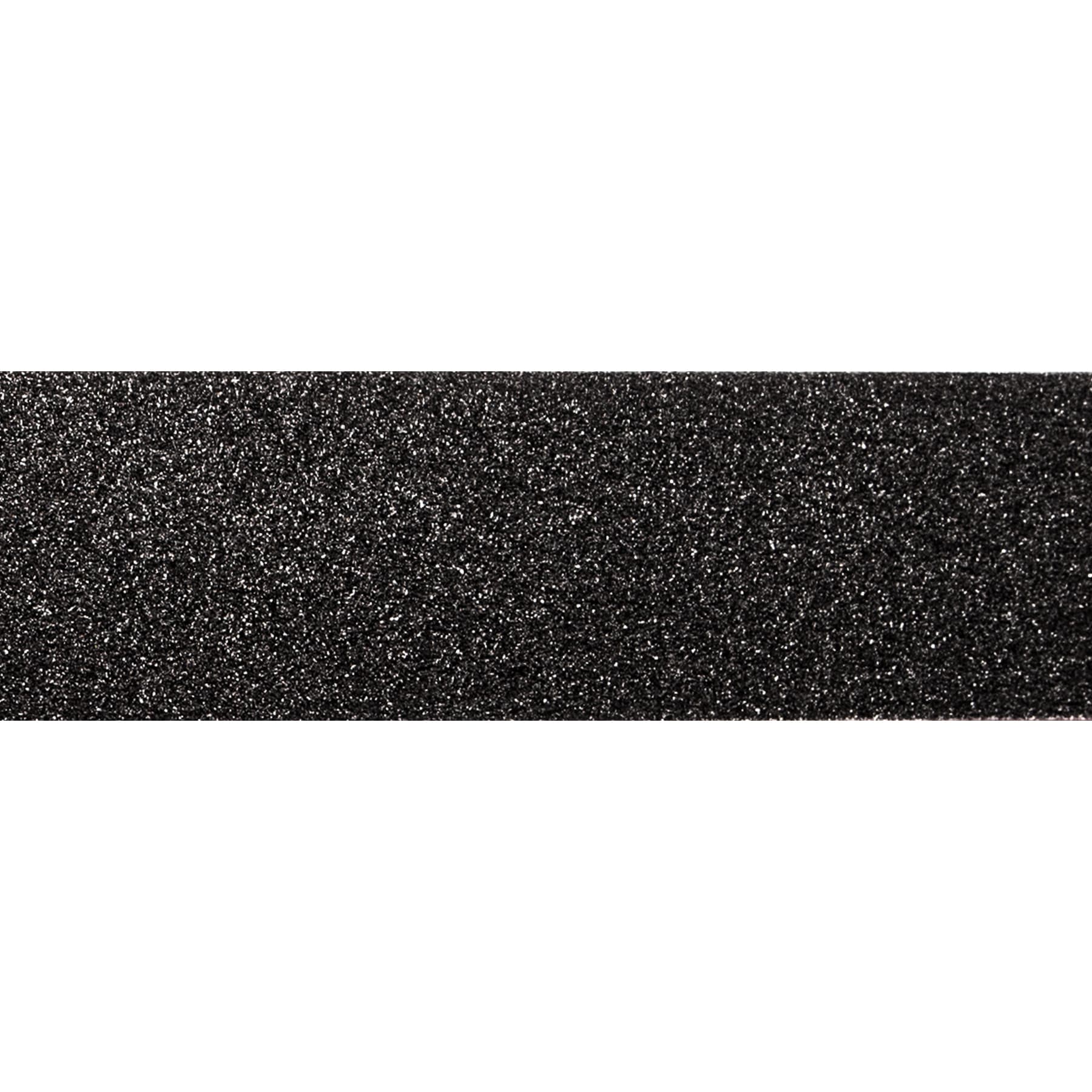 Tarjeta 6 tiras 23cm antiderrapantes negras 50mm con abrasivo