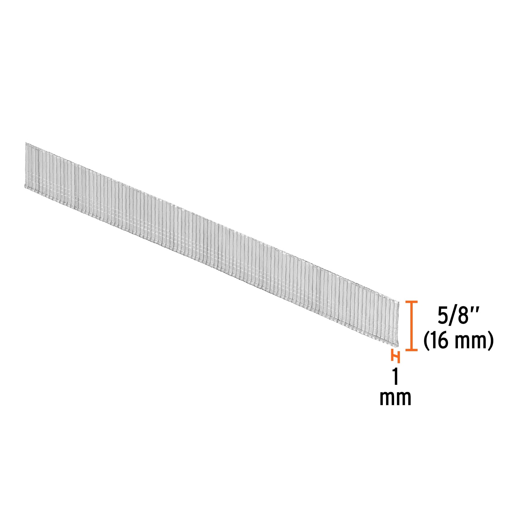 Caja con 5000 clavos calibre 18, 15 mm para CLNE-18, Truper
