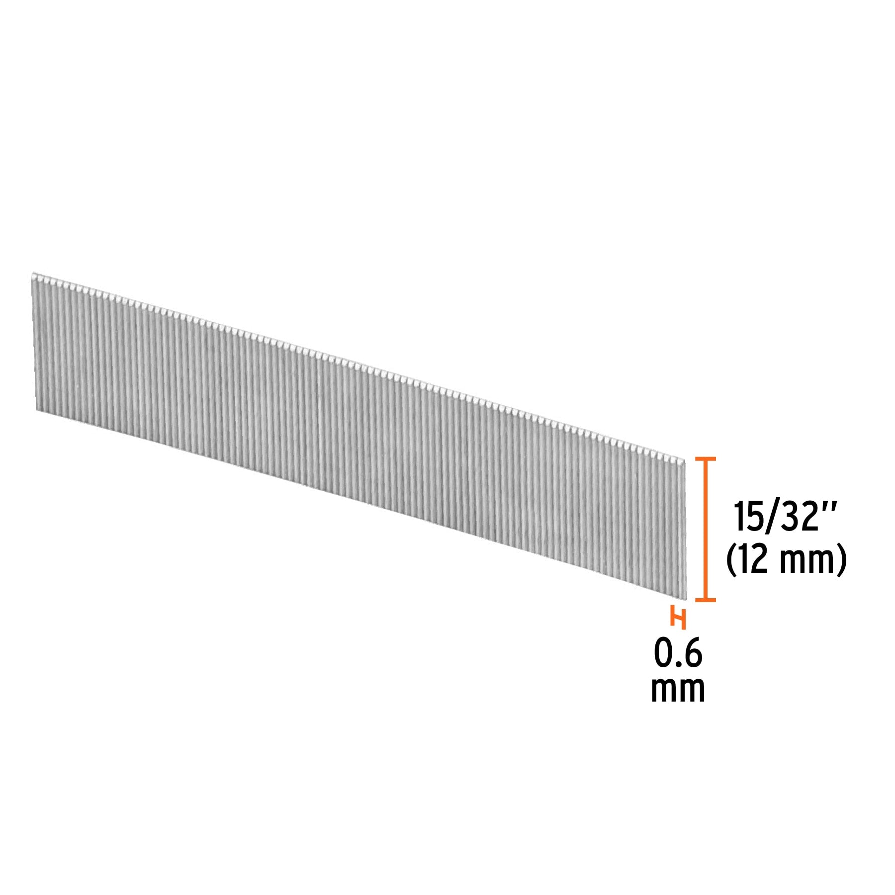 Caja con 10000 clavos calibre 23, 12mm para CLNE-23, Truper