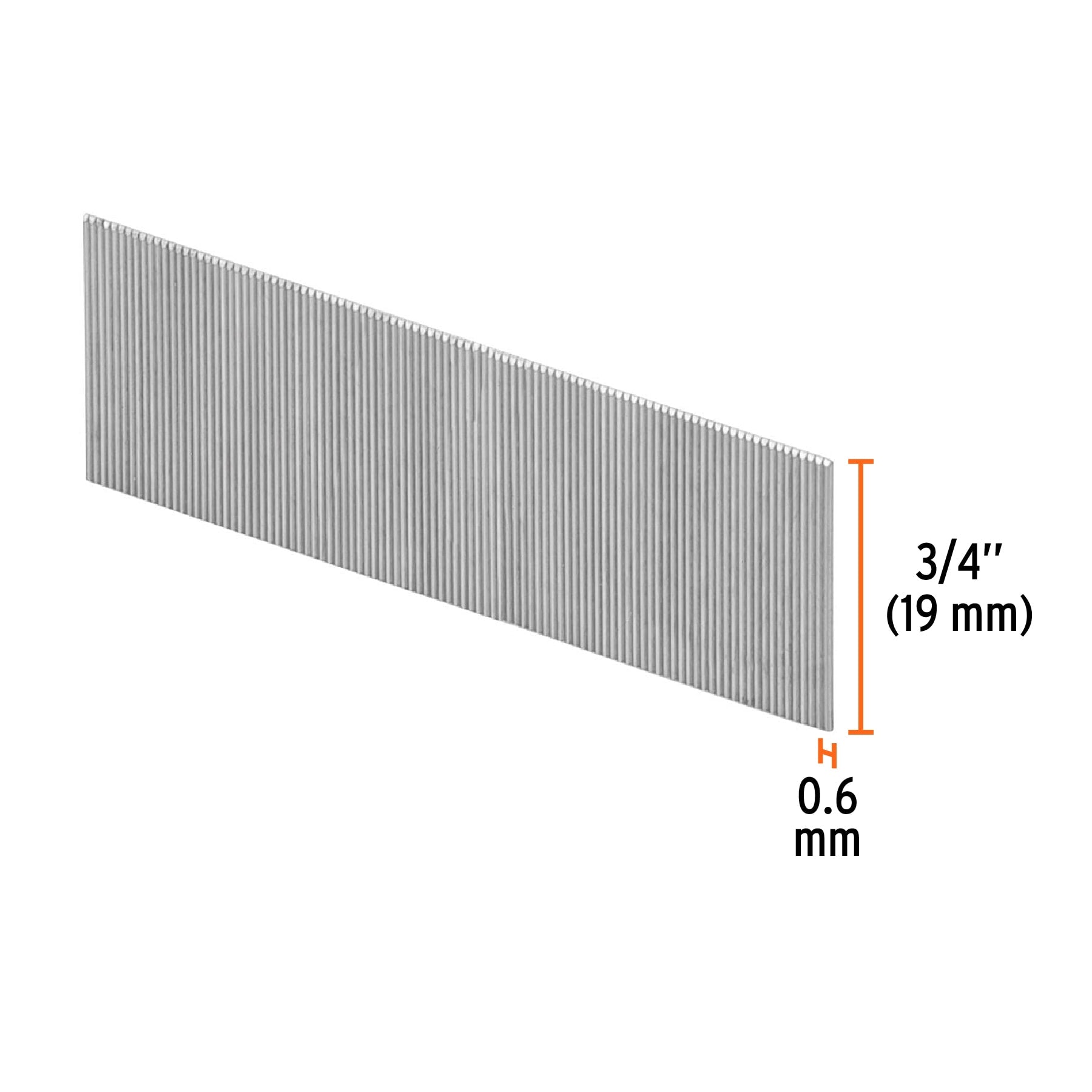 Caja con 10000 clavos calibre 23, 19 mm para CLNE-23, Truper