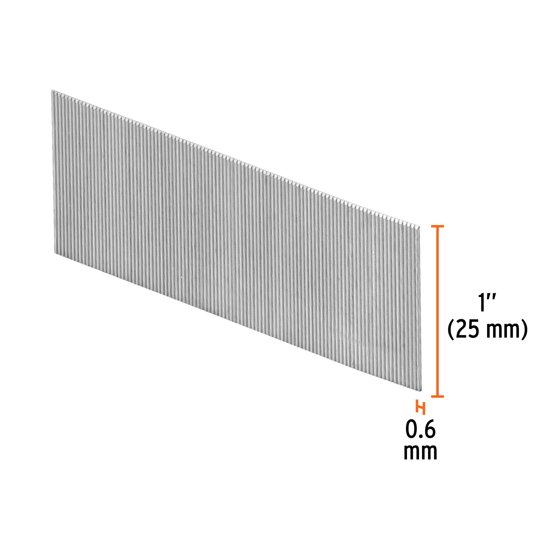 Caja con 10000 clavos calibre 23, 25 mm para CLNE-23, Truper