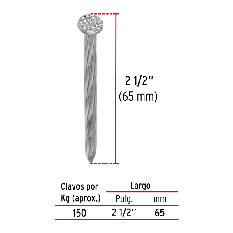 Clavo De Alambre Galvanizado 2" - Caja I