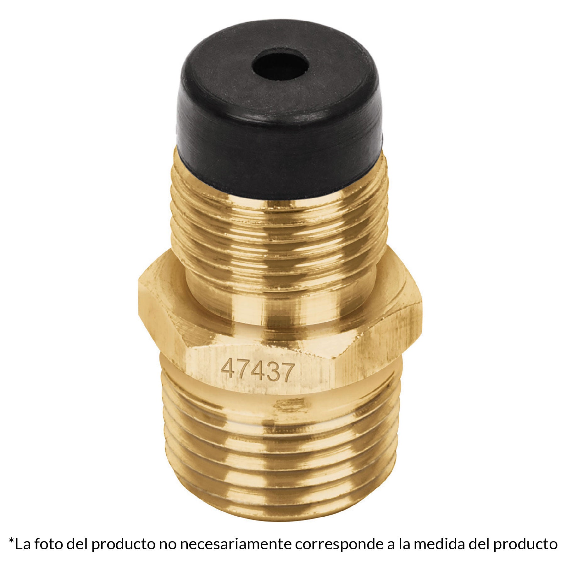 Niple terminal de latón de 5/16" X 3/8", Foset