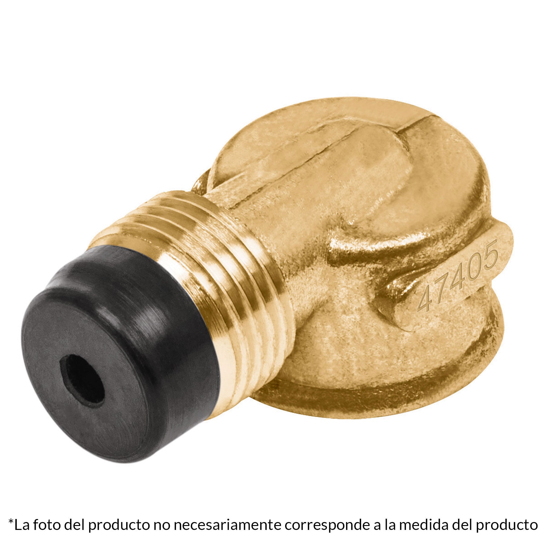 Codo para estufa a 90∞ de latón de 3/8 x 3/8", Foset