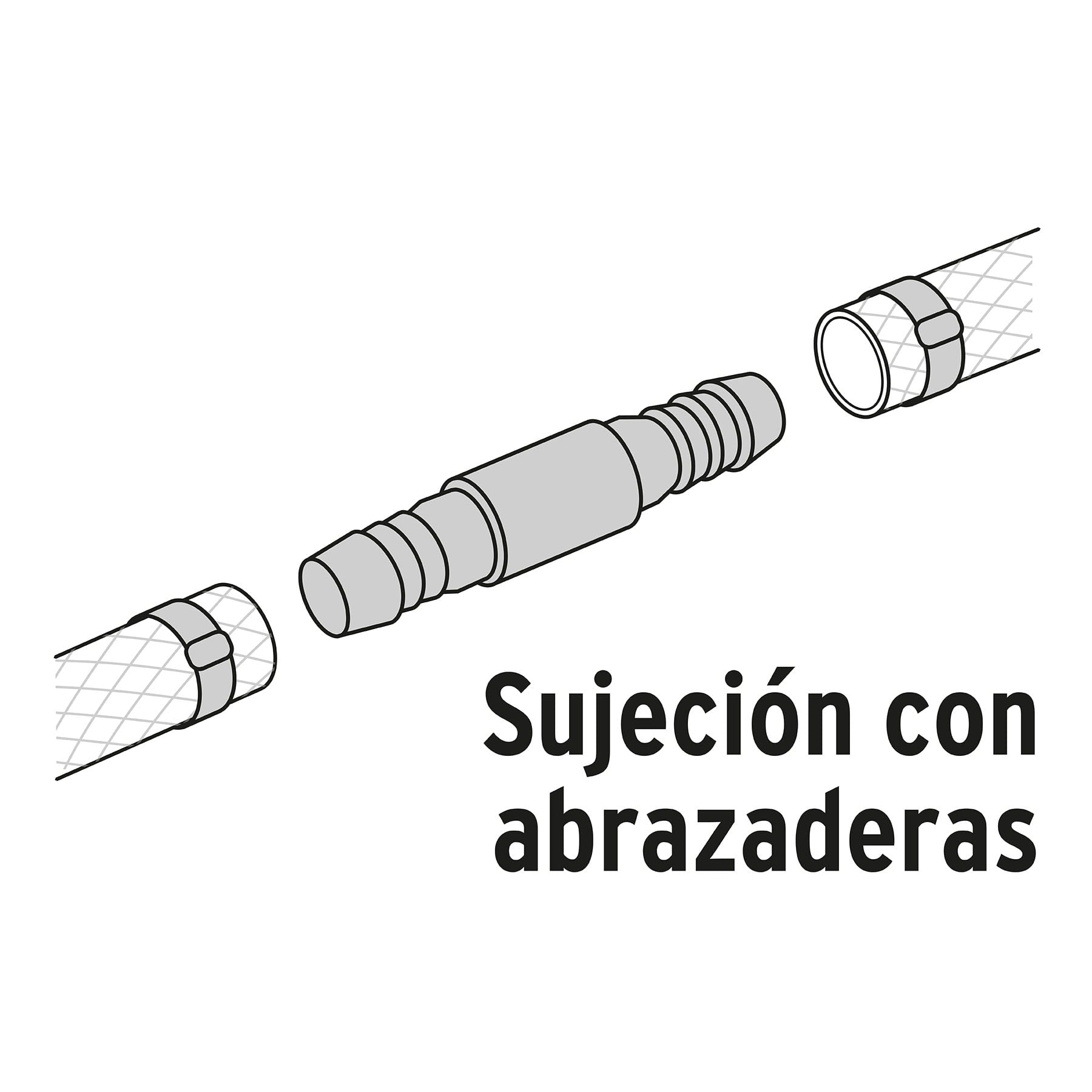 Cople reducido inserción de 3/4" x 1/2" de polipropileno