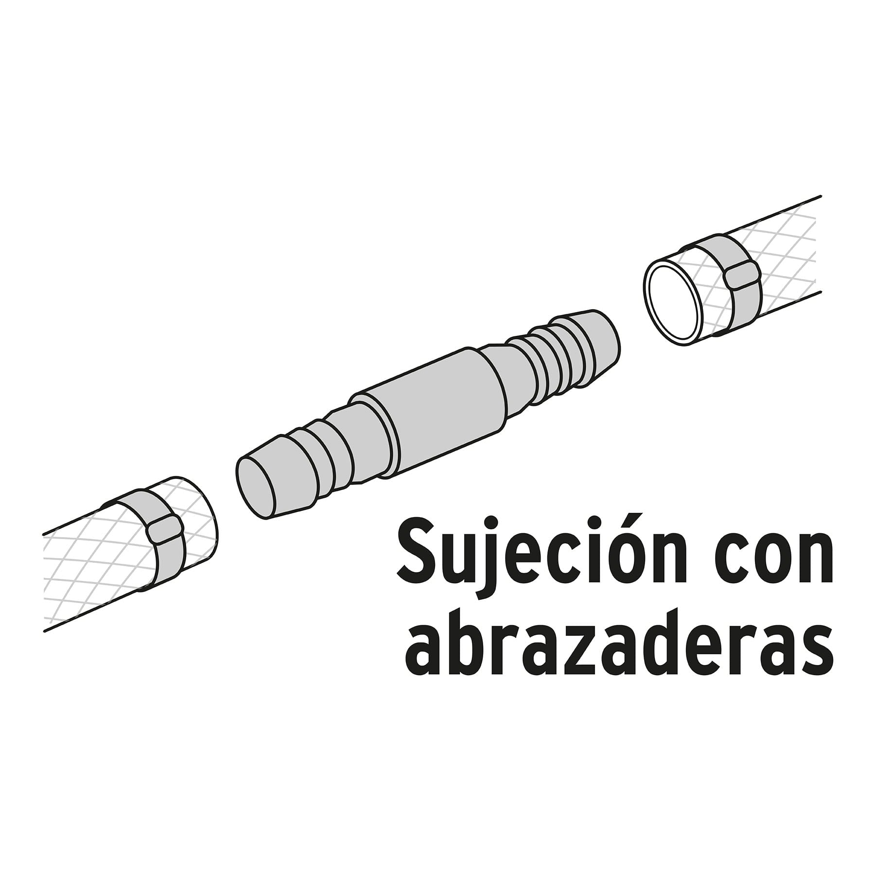 Cople inserción de 1" de polipropileno, Foset