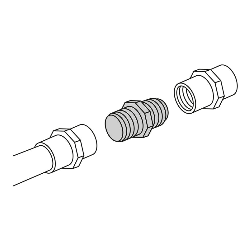 Niple corrido 1/2" de polipropileno,  Foset