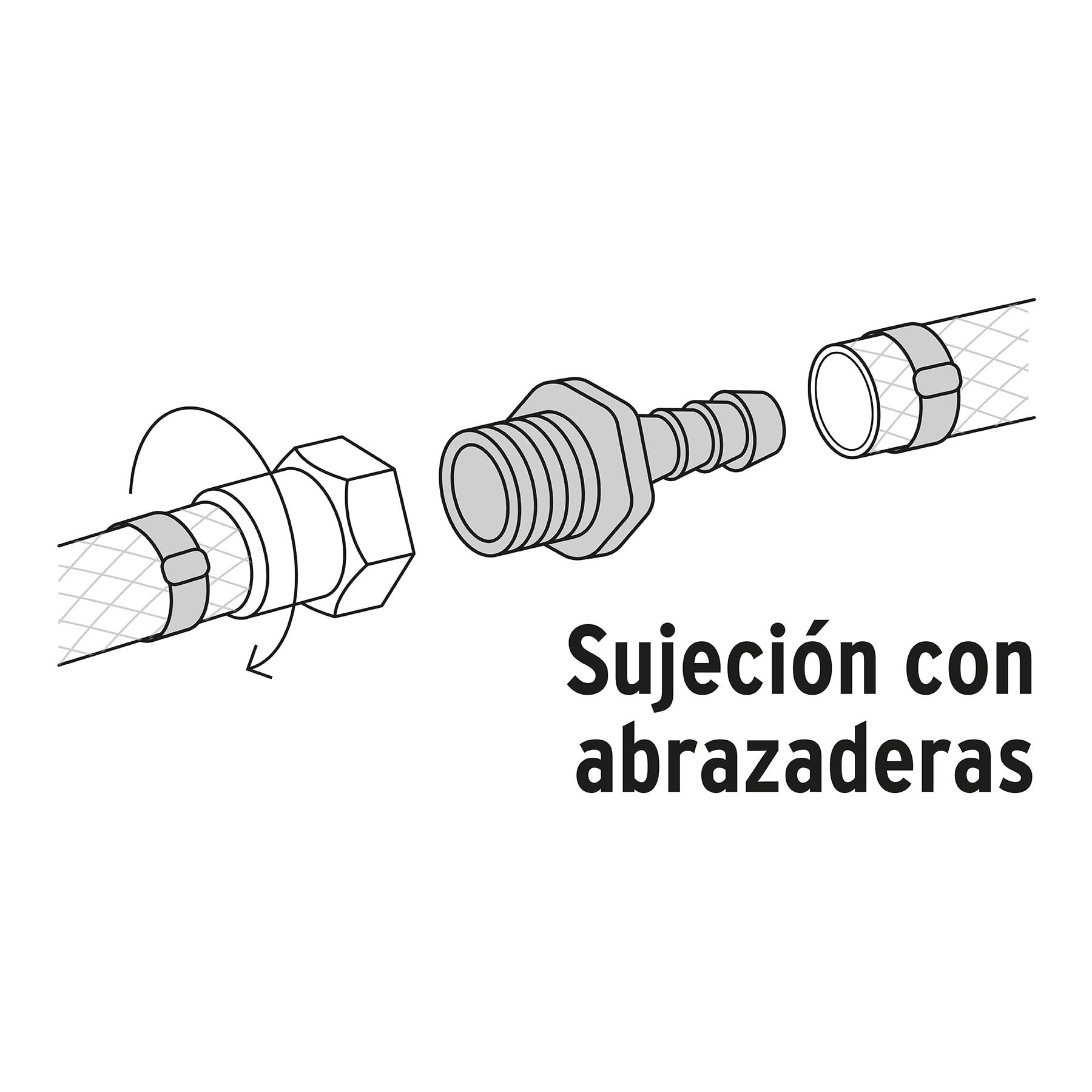 Adaptador inserción rosca exterior de 1/2" x 1/2", Foset