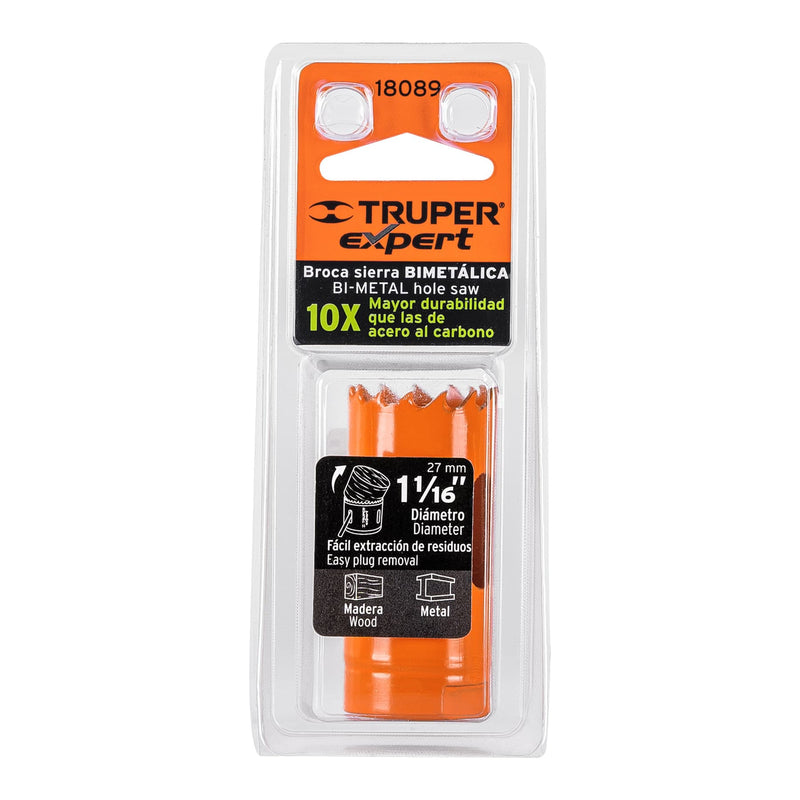 Brocasierra bimetálica 1-1/16",  Truper Expert