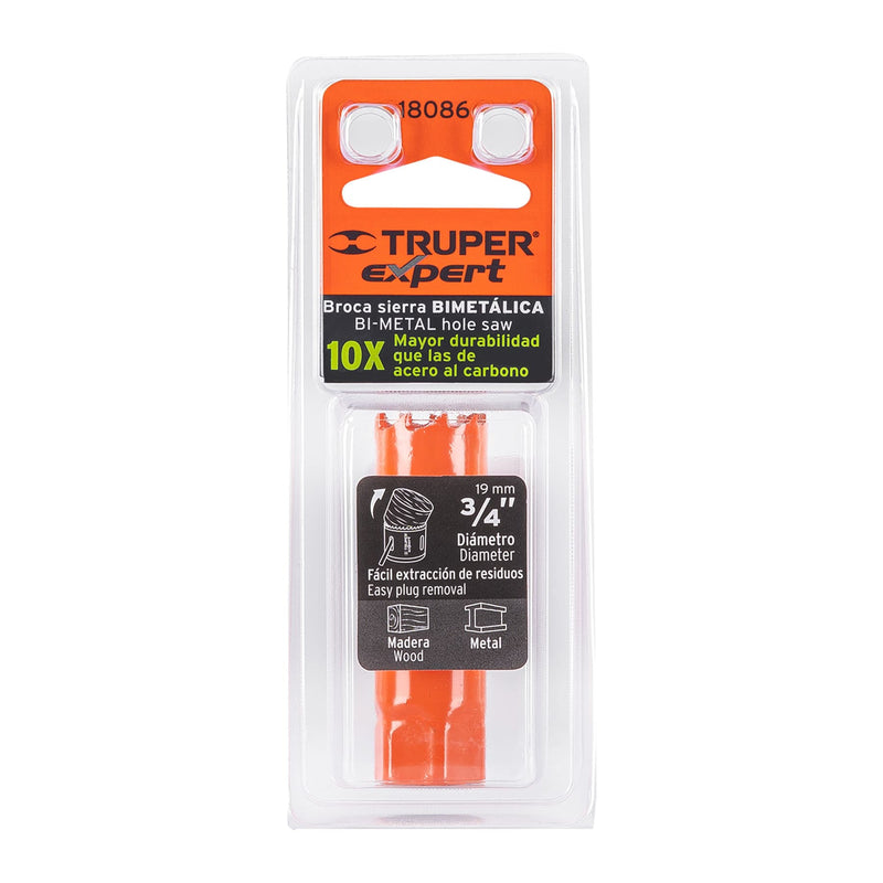 Brocasierra bimetálica 3/4",  Truper Expert