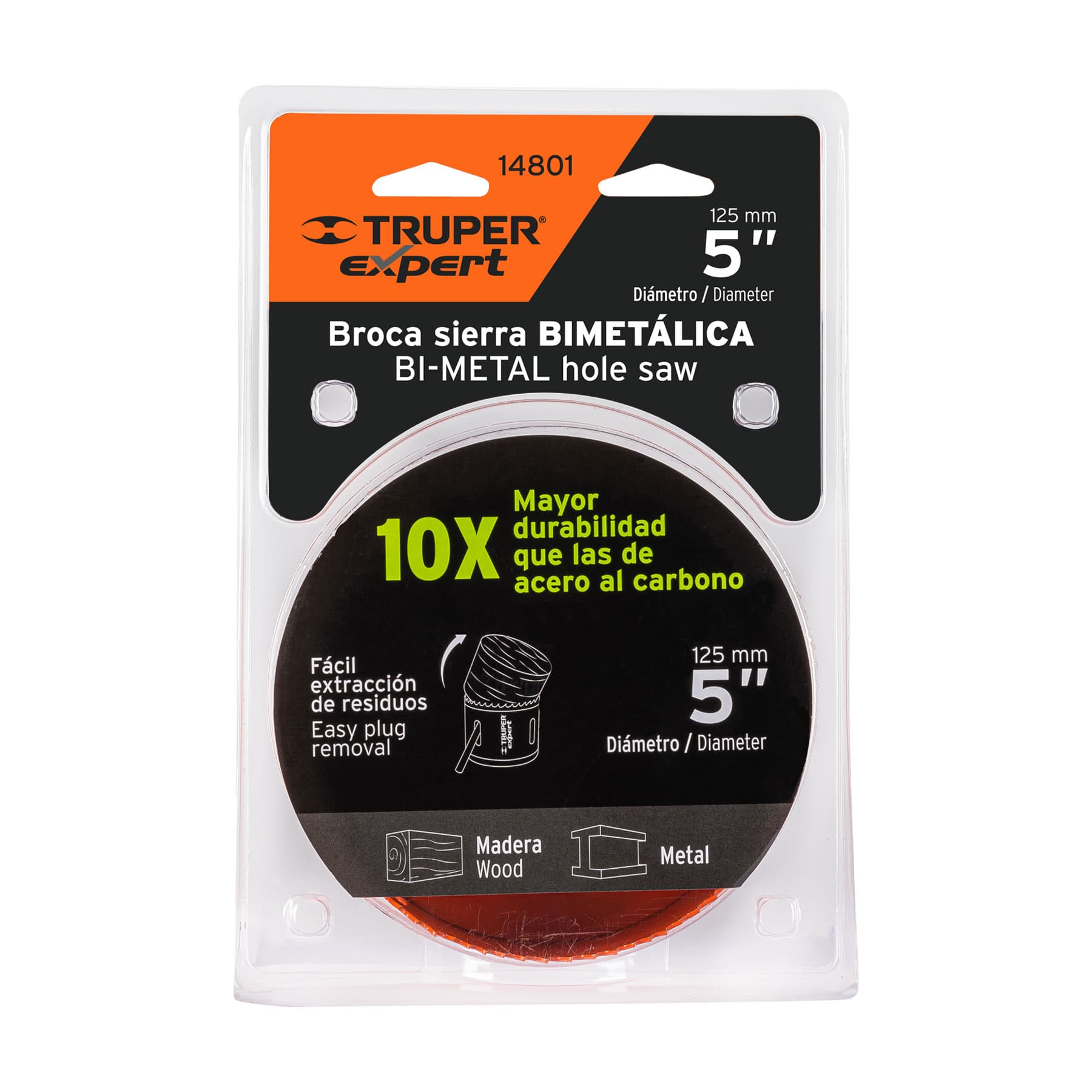 Brocasierra bimetálica 5", Truper Expert