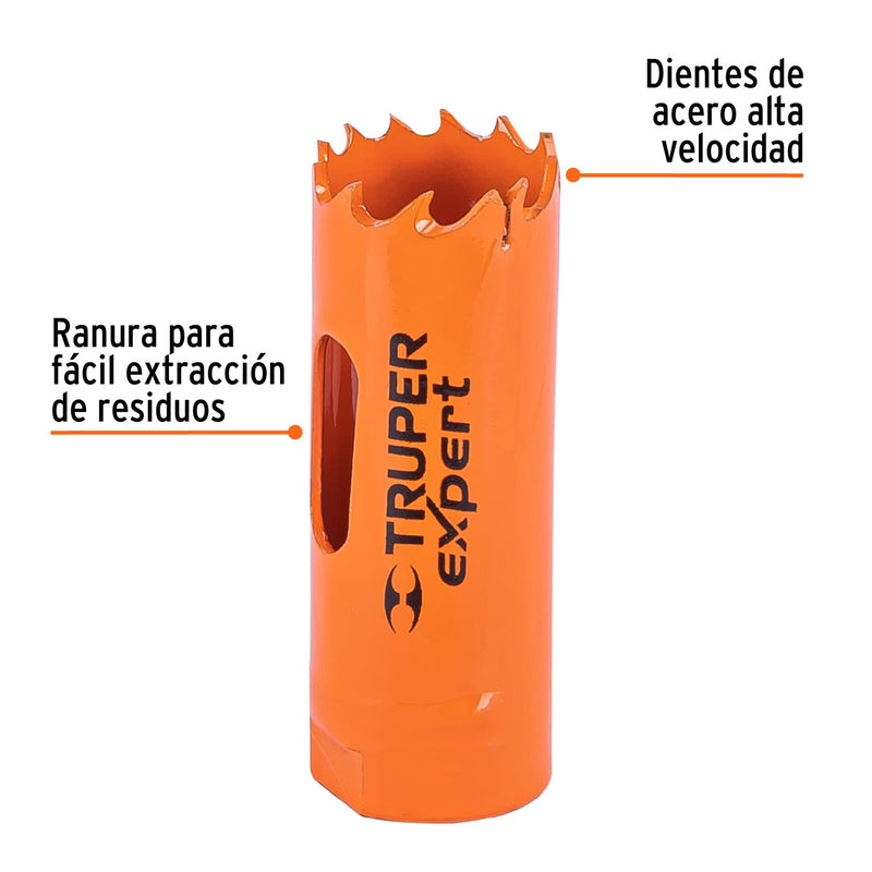 Brocasierra bimetálica 7/8",  Truper Expert