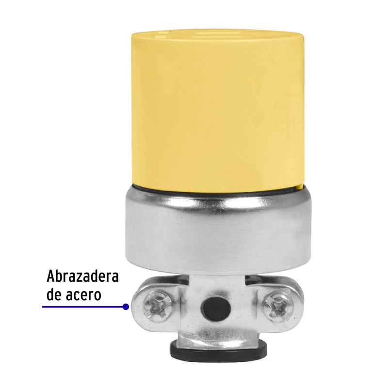 Contacto industrial blindado aterrizado,  2 polos+tierra