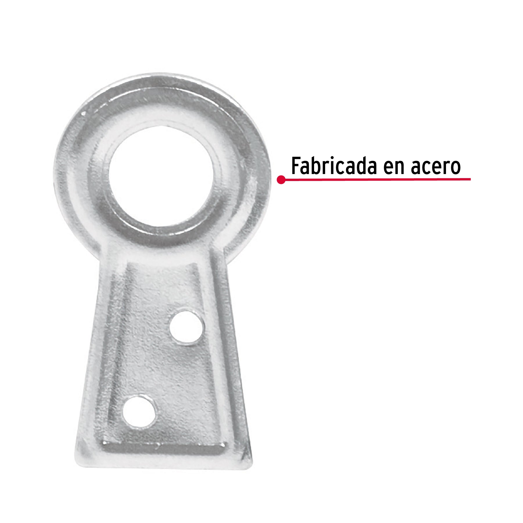 Bolsa con 100 colas de pato #1, 2.5 cm altura, 6.3 mm ojillo