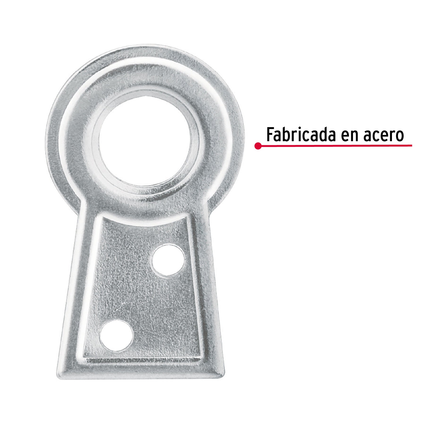 Bolsa con 100 colas de pato #2, 3.5 cm altura, 9 mm ojillo