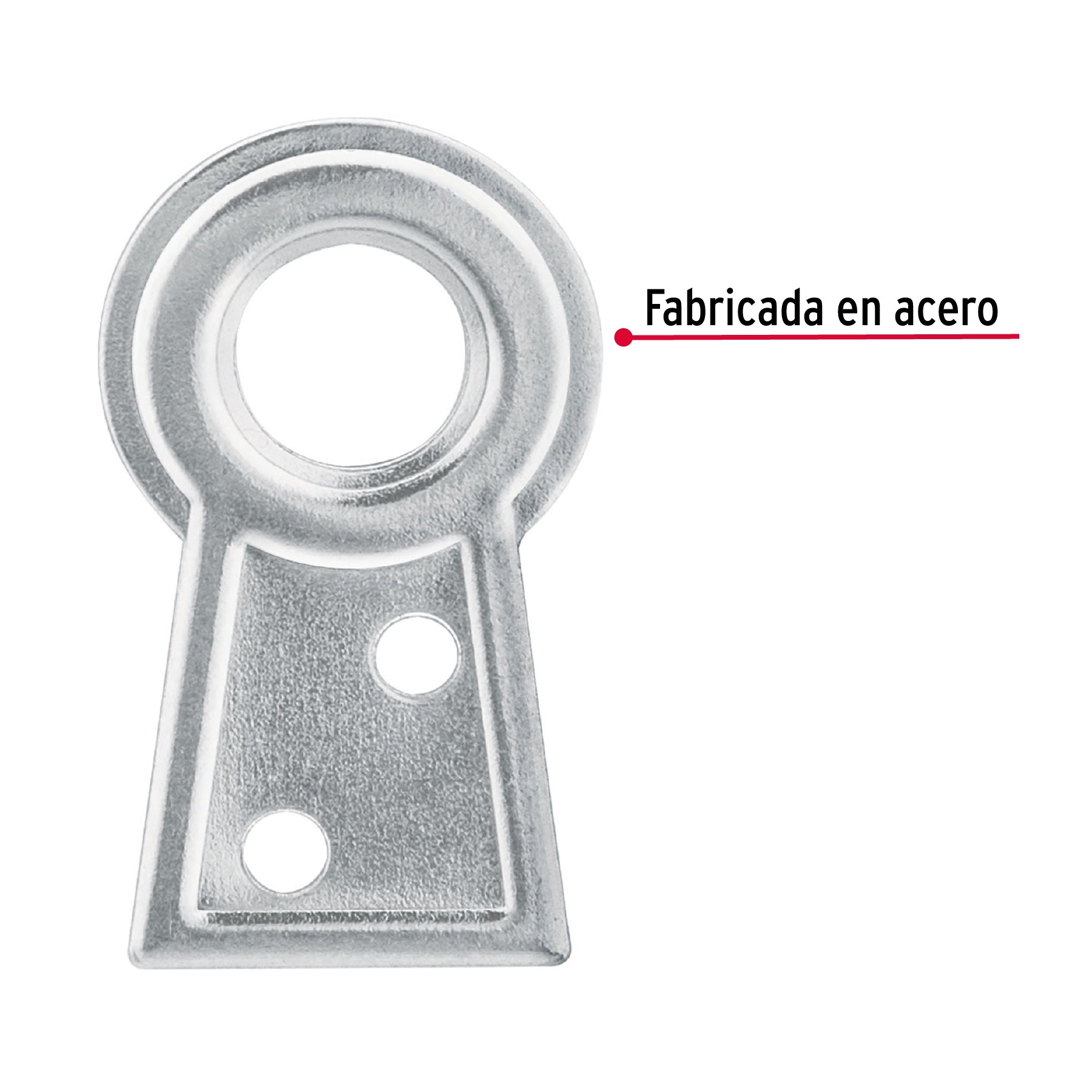 Bolsa con 100 colas de pato #3, 4 cm altura, 11.2 mm ojillo