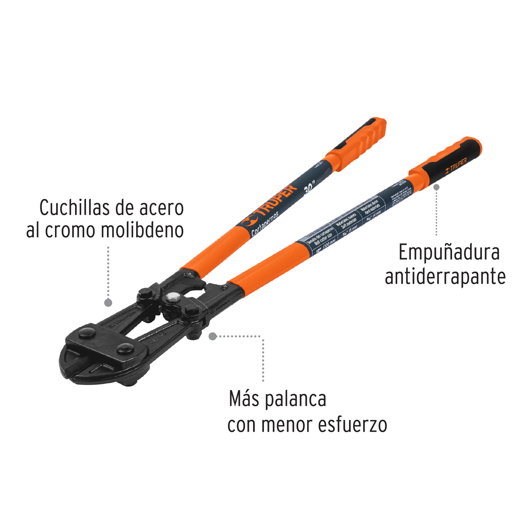 Cortapernos 30", profesional, Truper