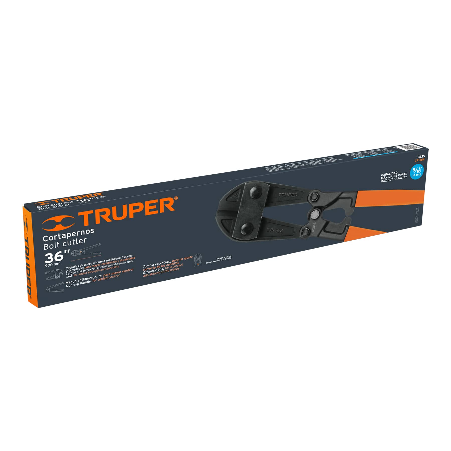 Cortapernos 36", profesional, Truper