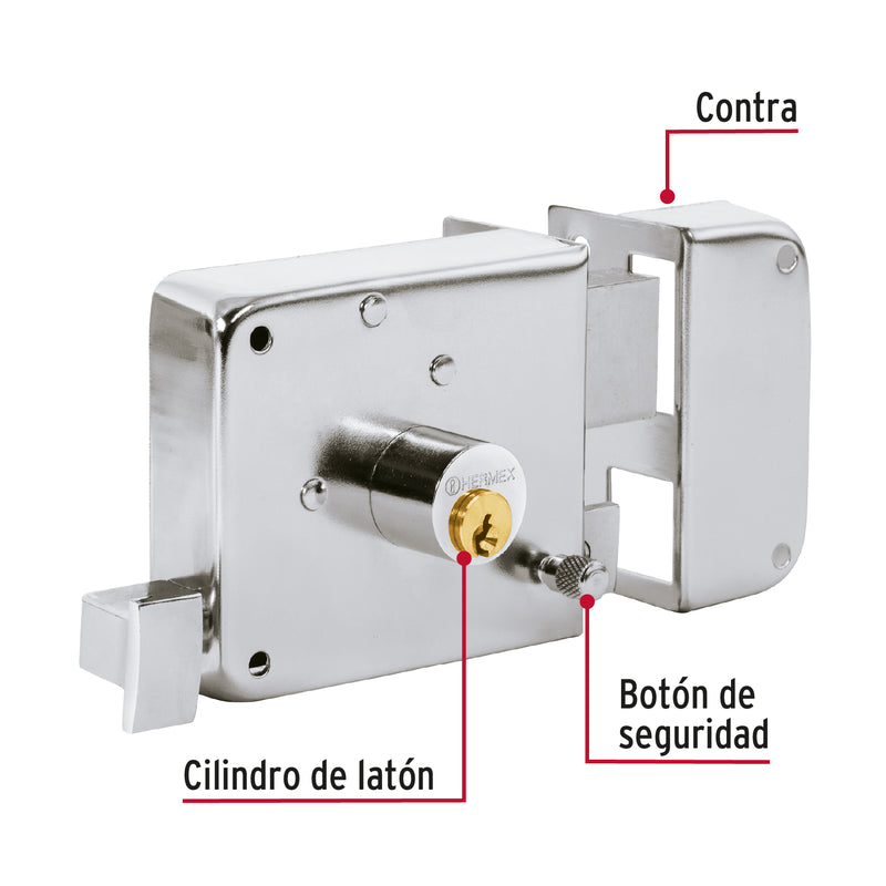 Cerraduras de sobreponer para puertas corredizas instala-fácil